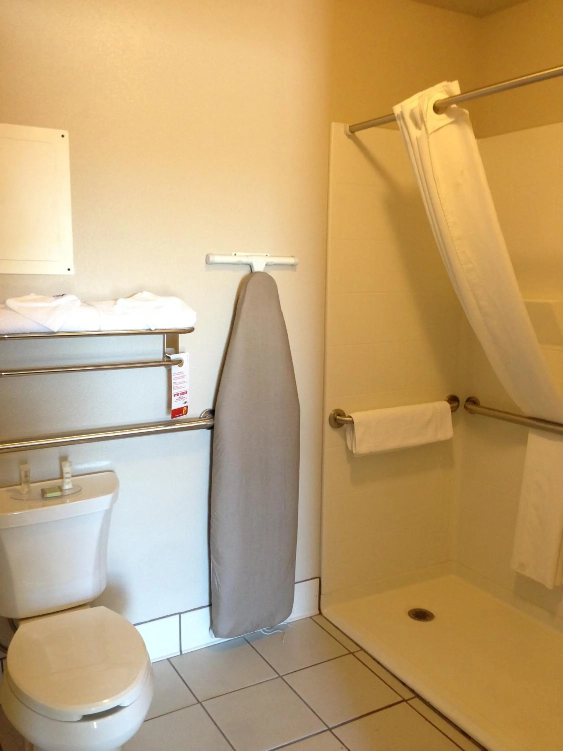 Bathroom in Super 8 by Wyndham Barstow