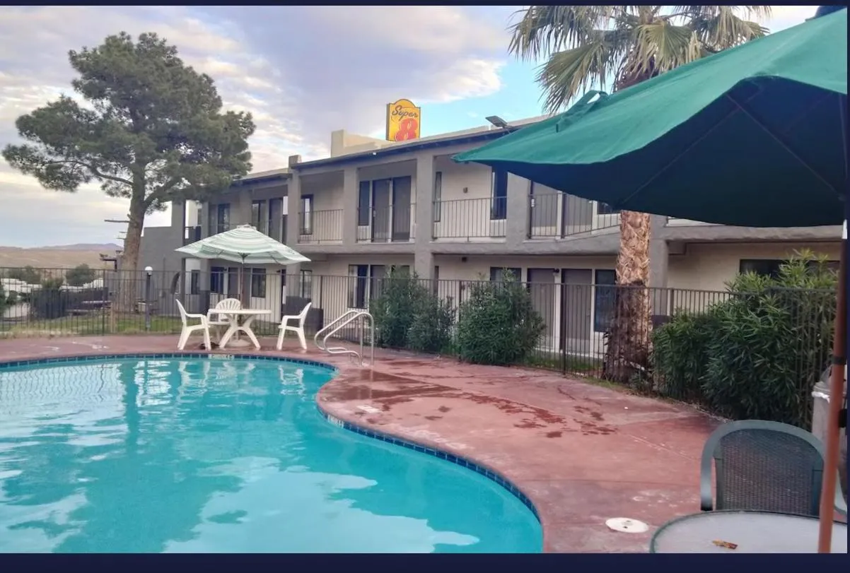 Swimming pool in Super 8 by Wyndham Barstow