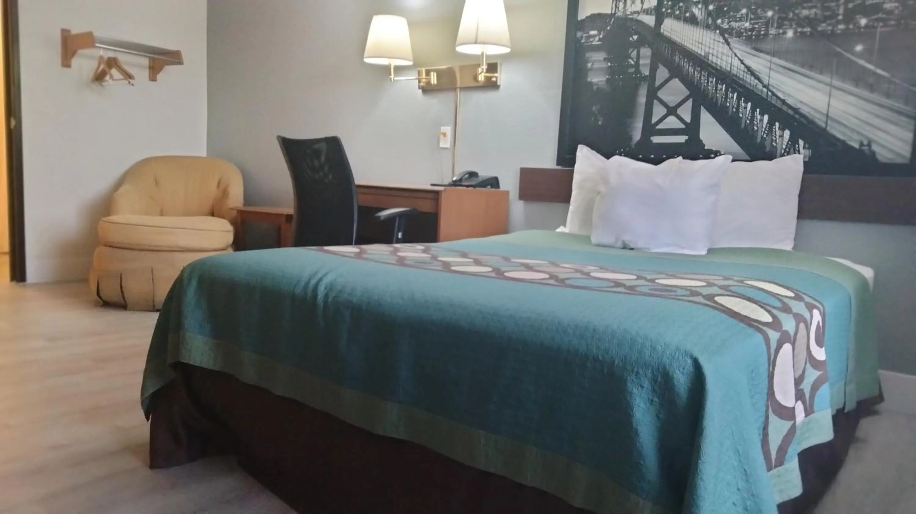 Bed in Super 8 by Wyndham Barstow