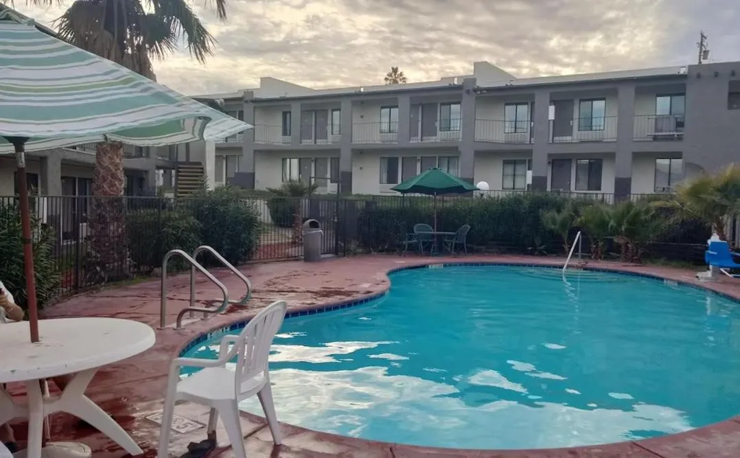 Swimming pool in Super 8 by Wyndham Barstow