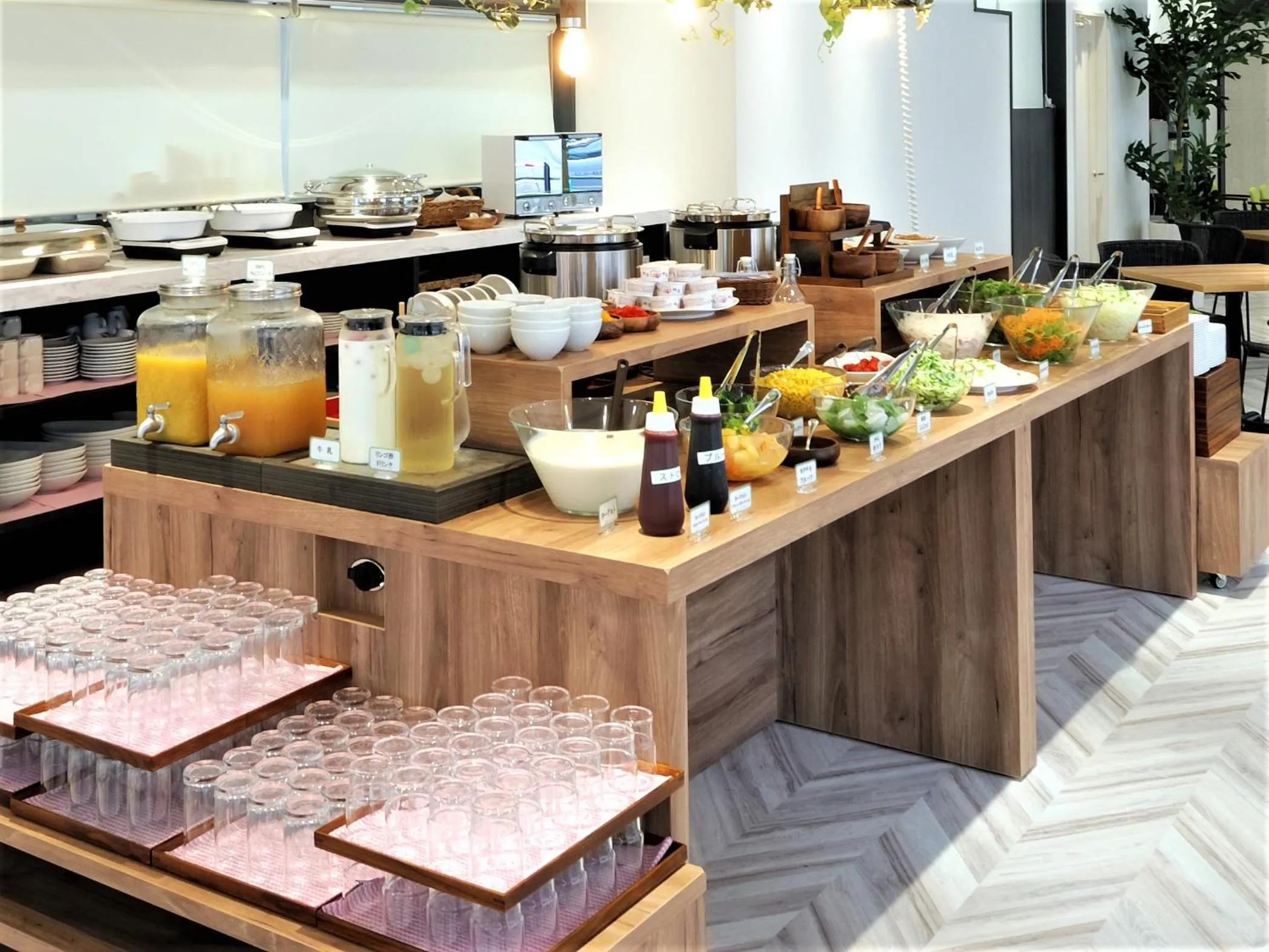 Breakfast in Green Rich Hotel Tottori Ekimae (Artificial hot spring Futamata Yunohana)