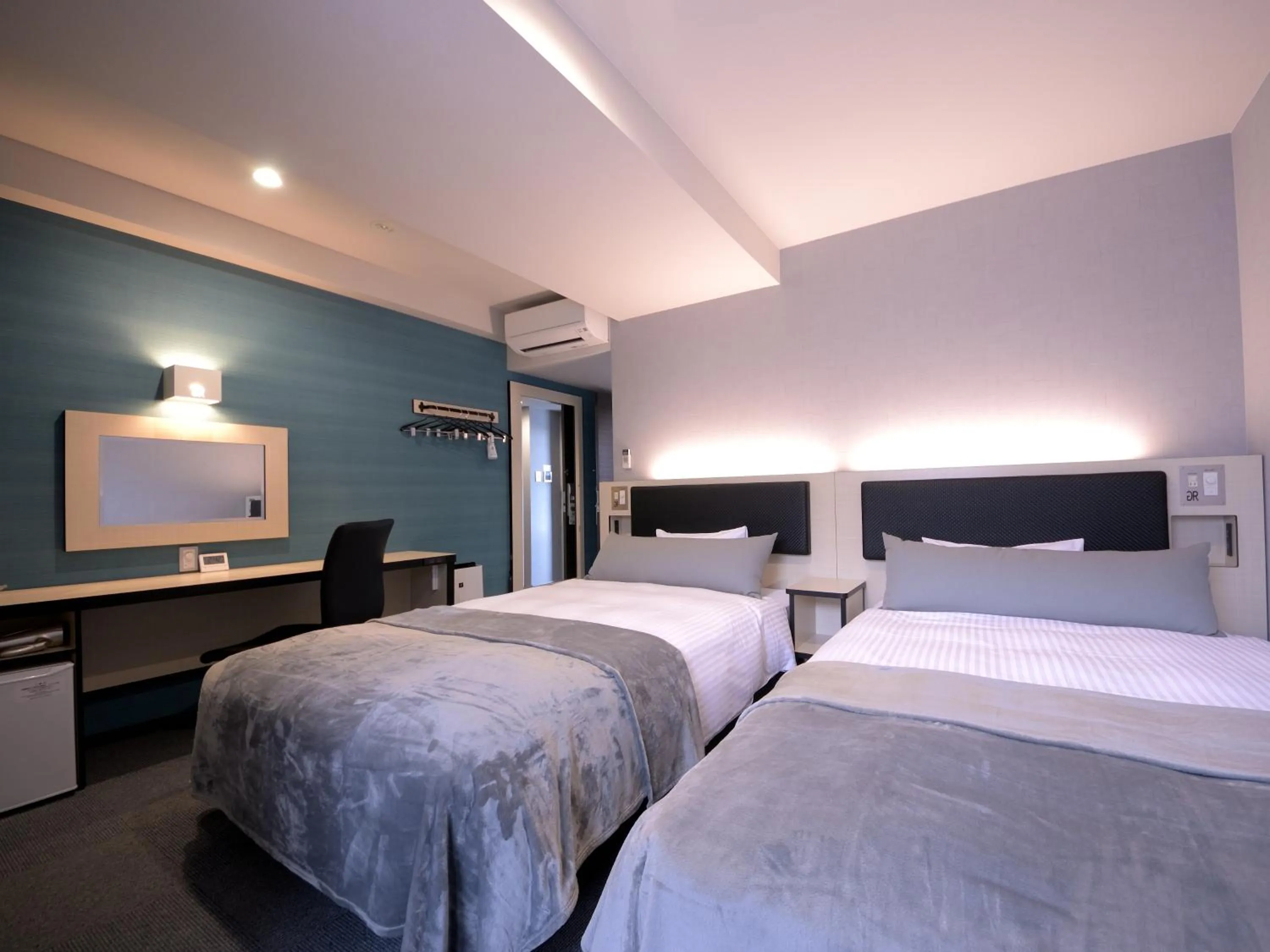 Photo of the whole room, Bed in Green Rich Hotel Tottori Ekimae (Artificial hot spring Futamata Yunohana)