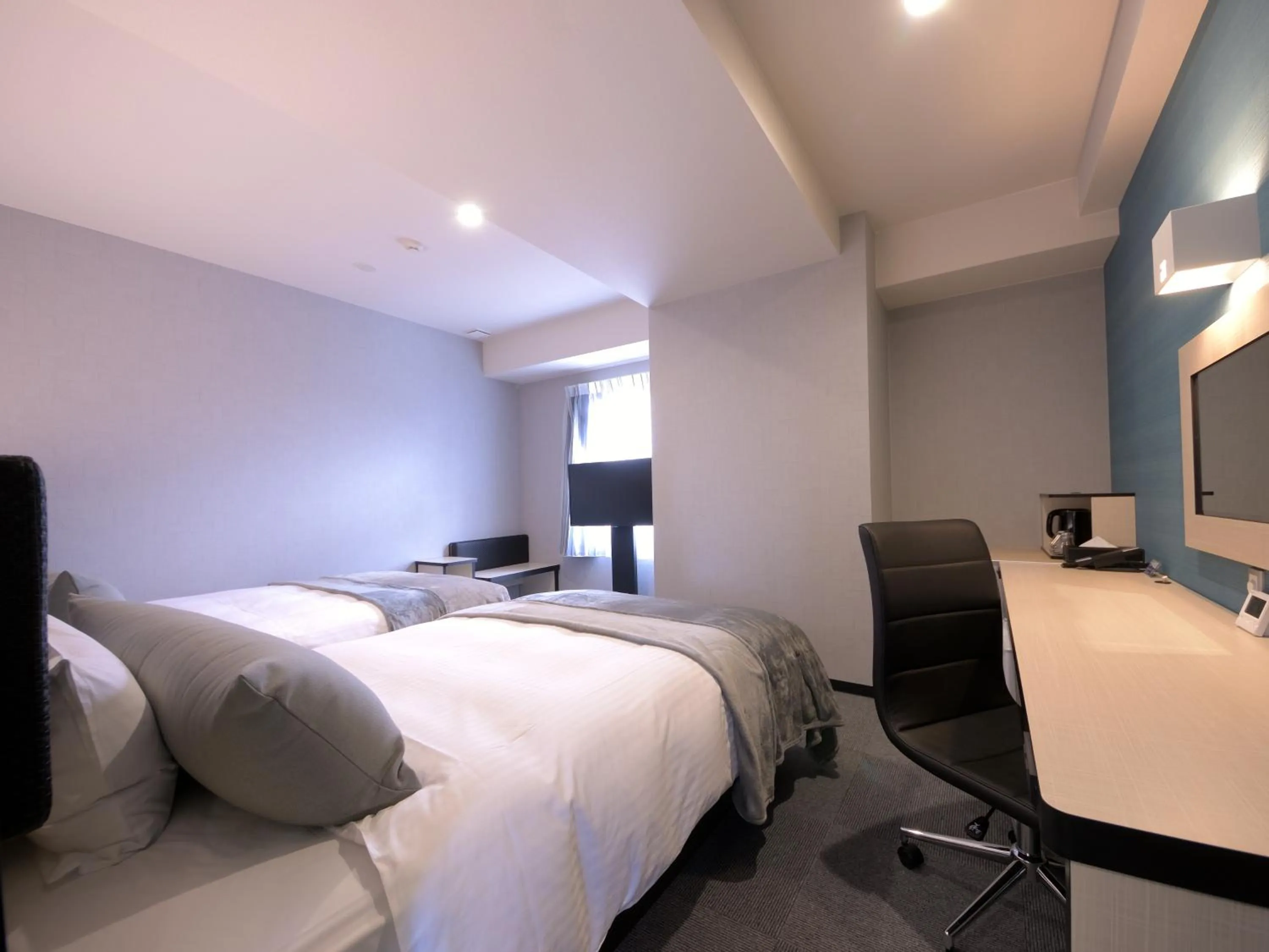 Photo of the whole room, Bed in Green Rich Hotel Tottori Ekimae (Artificial hot spring Futamata Yunohana)