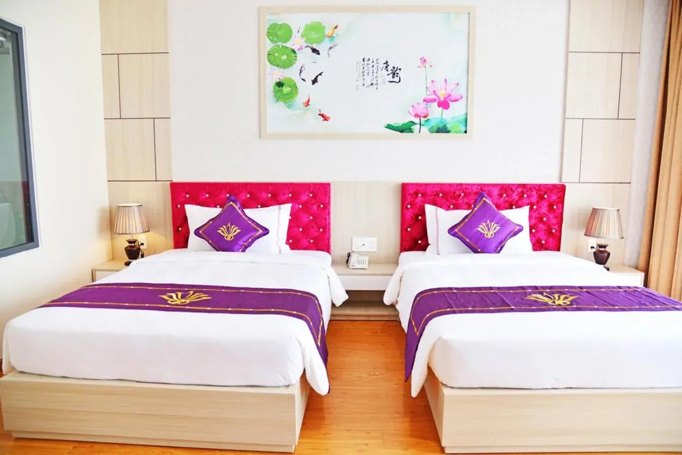 Deluxe Twin Room in Con Khuong Resort Can Tho Deluxe Twin Room in Con Khuong Resort Can Tho
