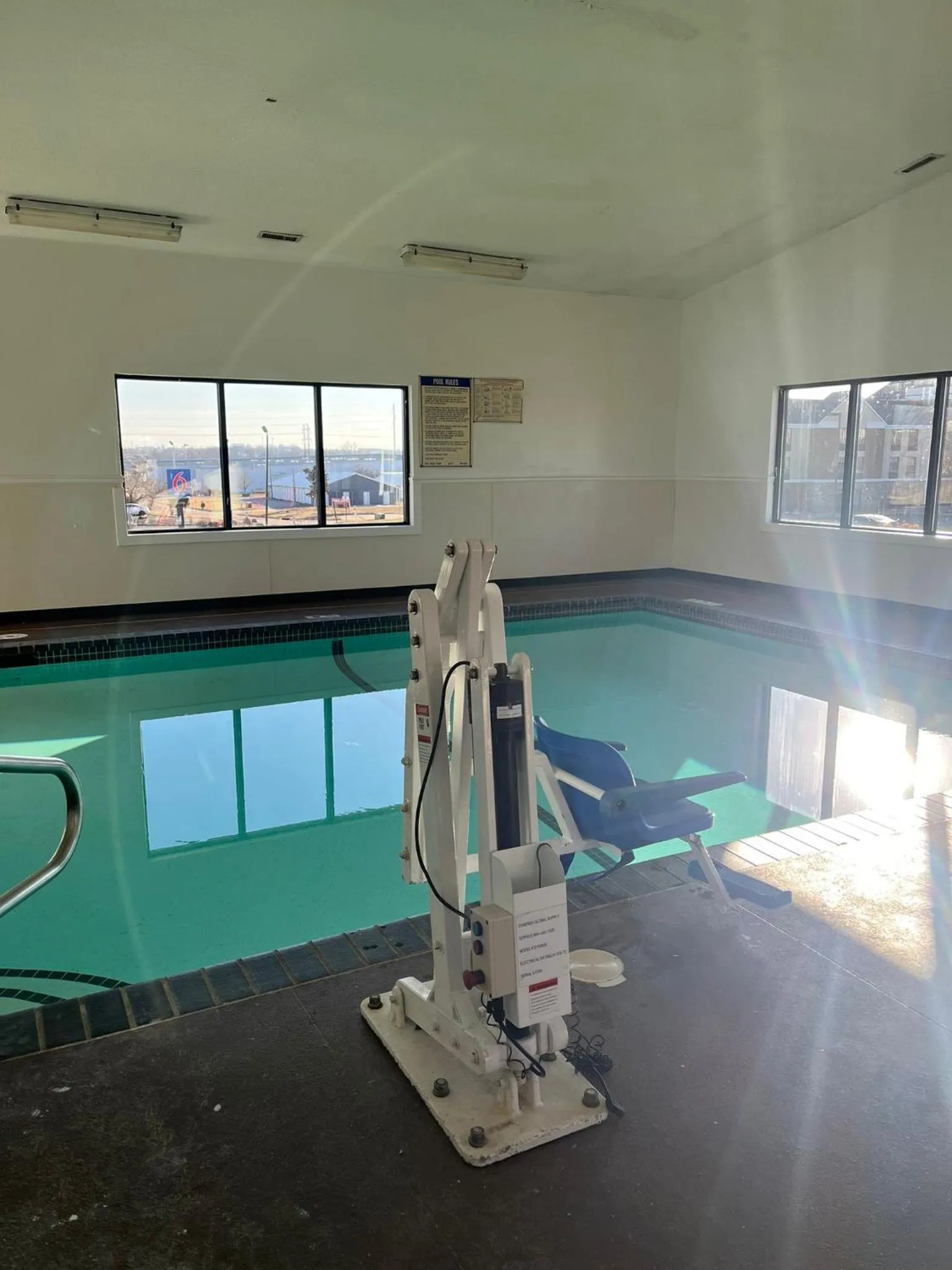 Swimming pool in Ramada by Wyndham Cedar Rapids South