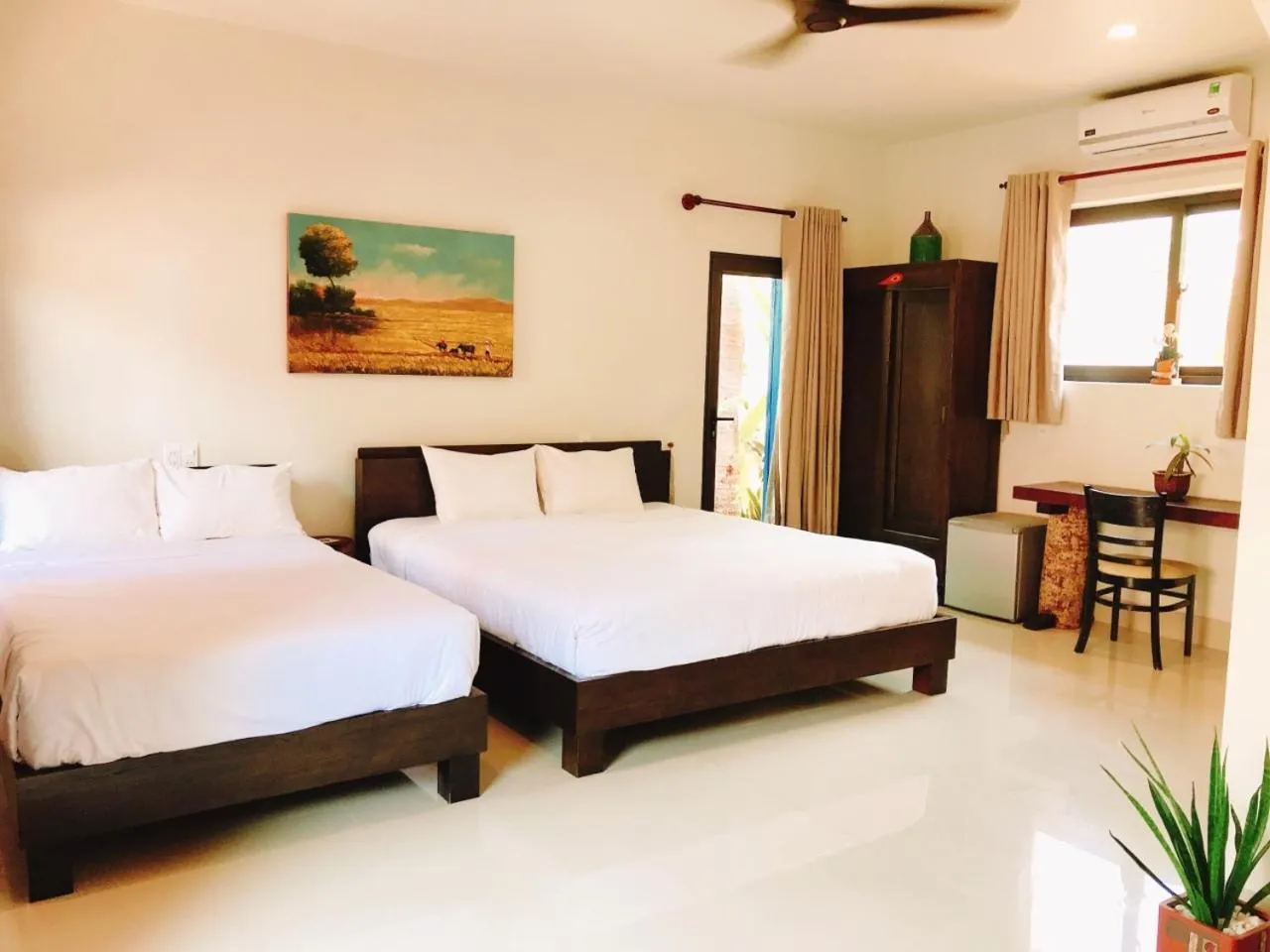 Bed in MiNhon Hotel Muine