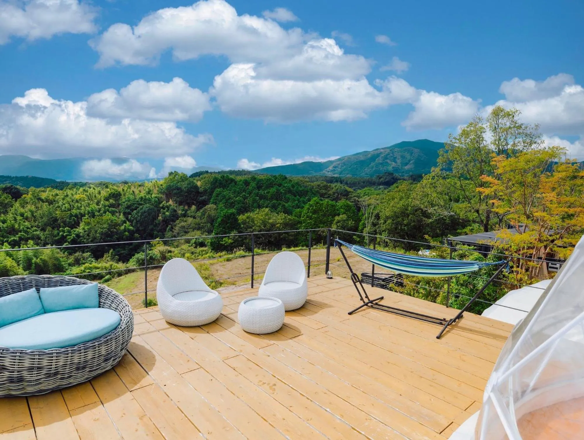 Natural landscape in Yufuin Glamping COMOREBI