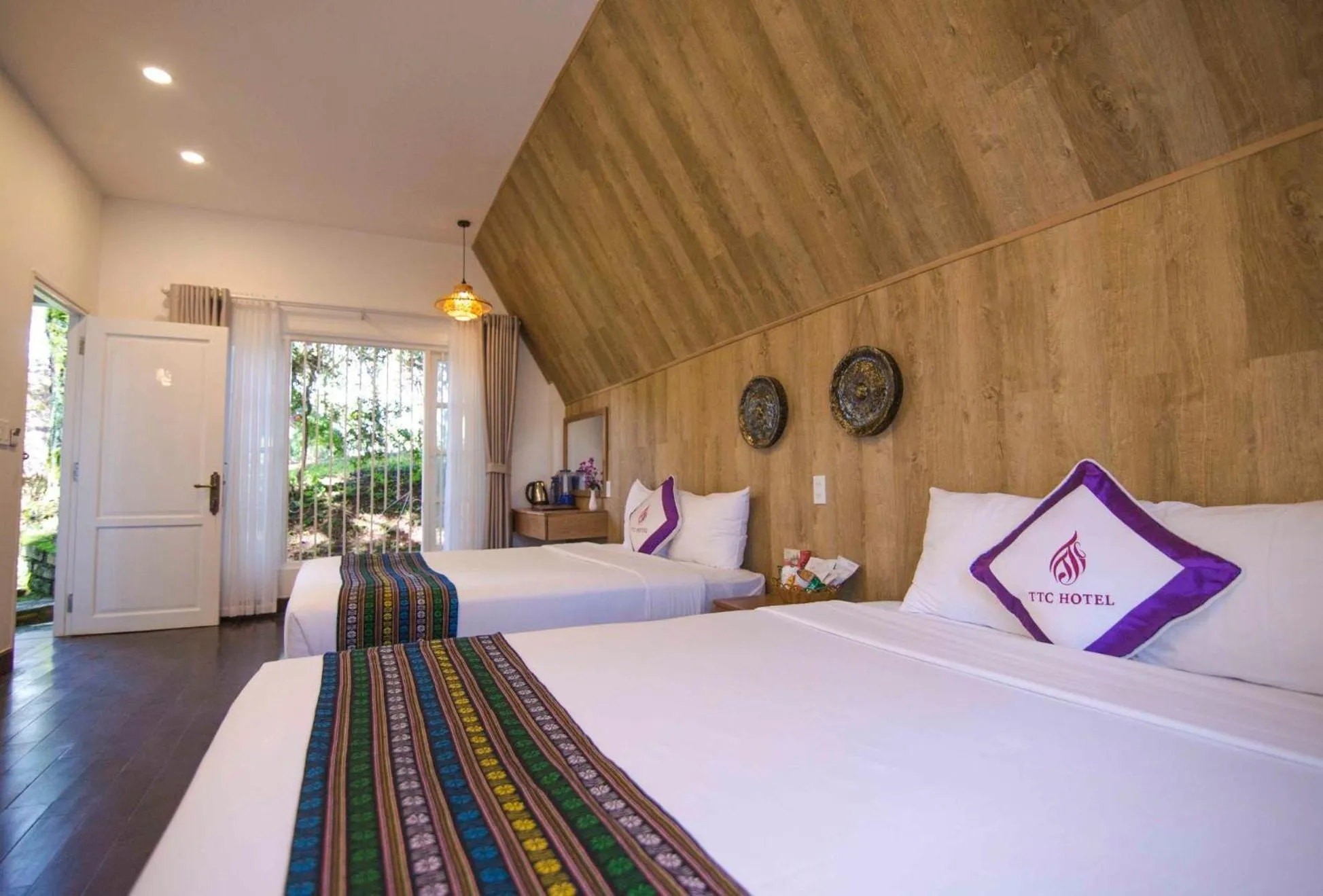Bedroom, Bed in TTC Dreamy Hill Resort - Unlimited Access to TTC World - Thung Lung Tinh Yeu