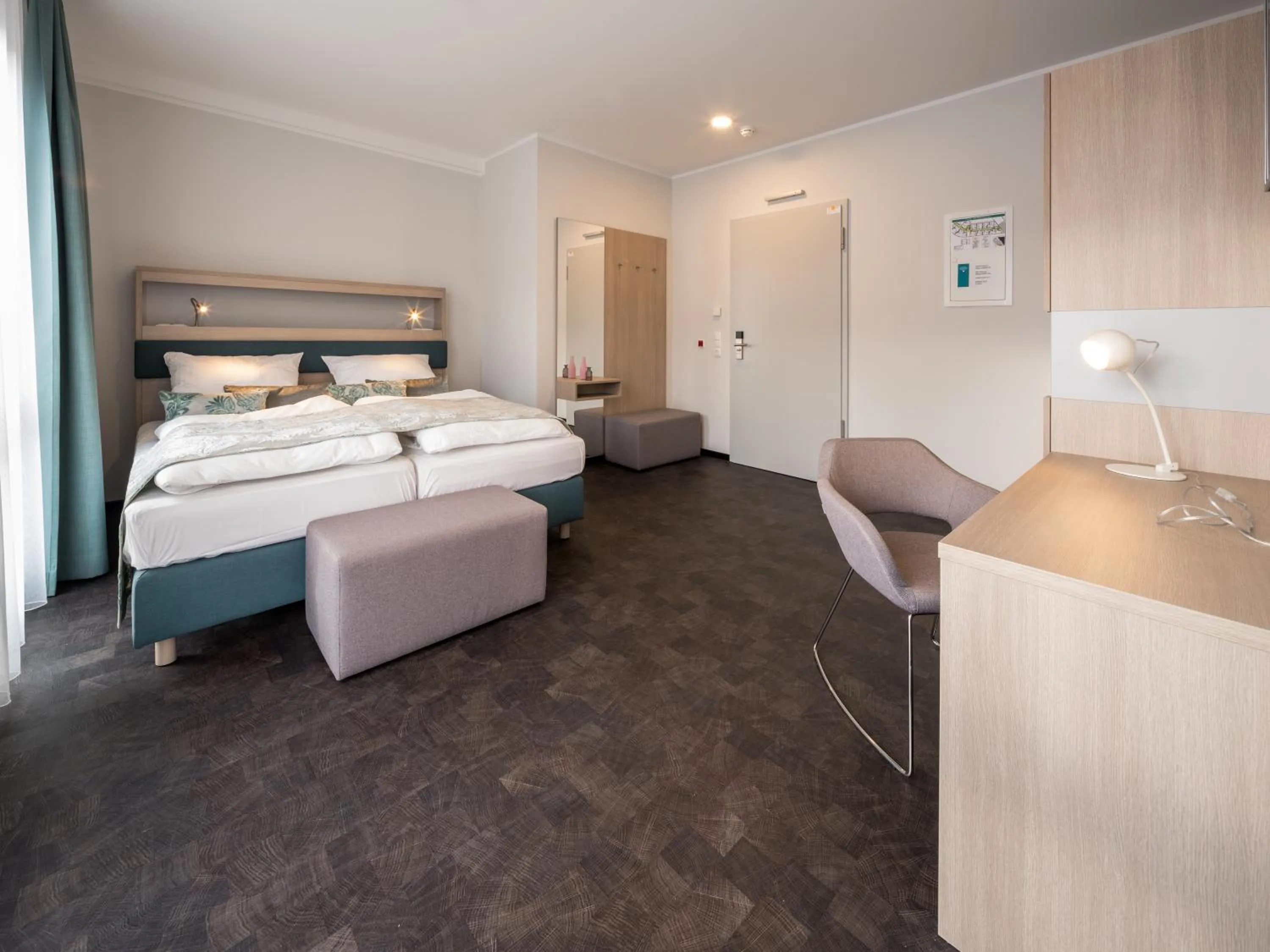 Bed in RS-HOTEL - smart & modern Hotel Apartments