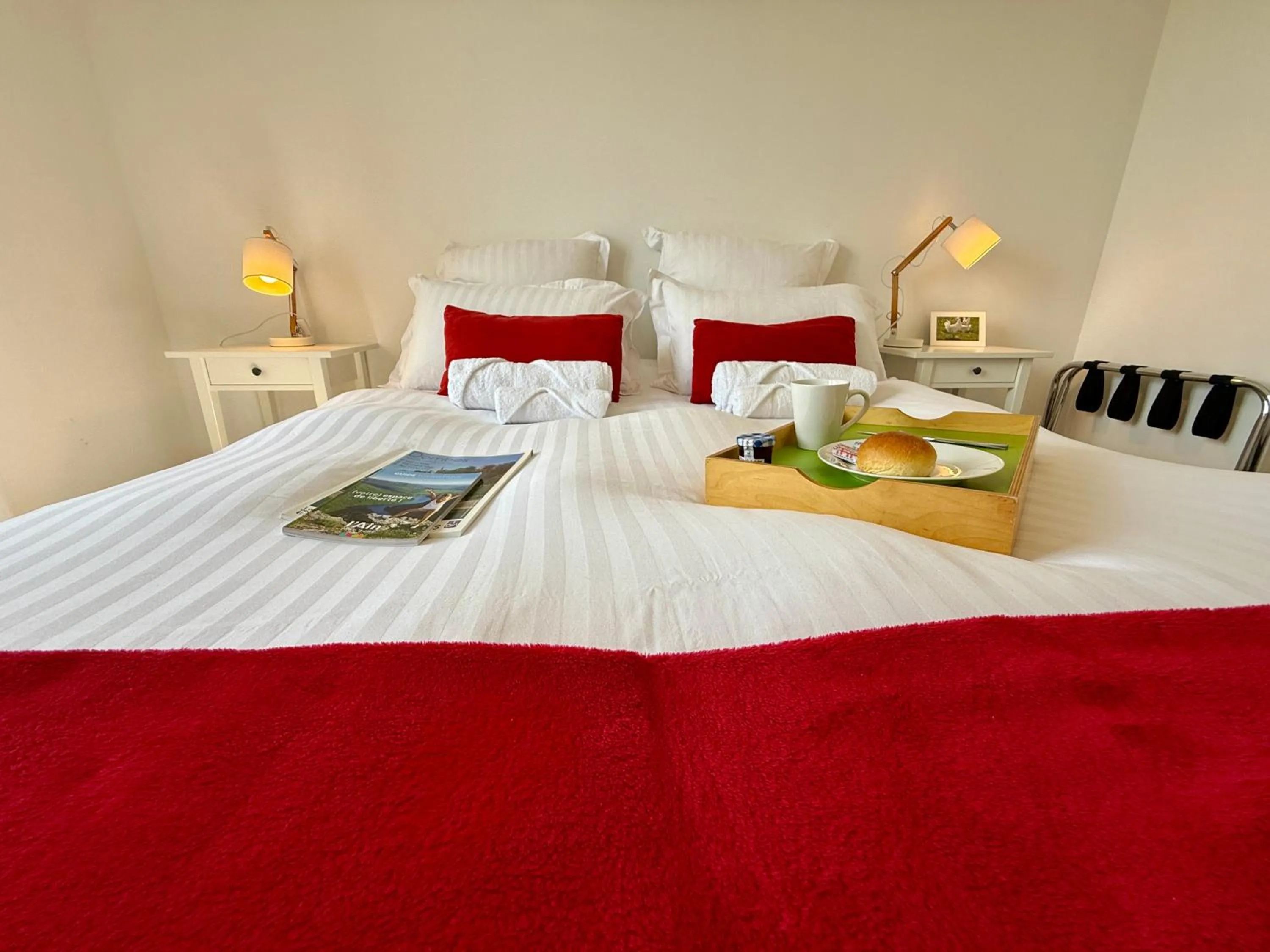 Bed in Chambres d'hôtes Grange Debout