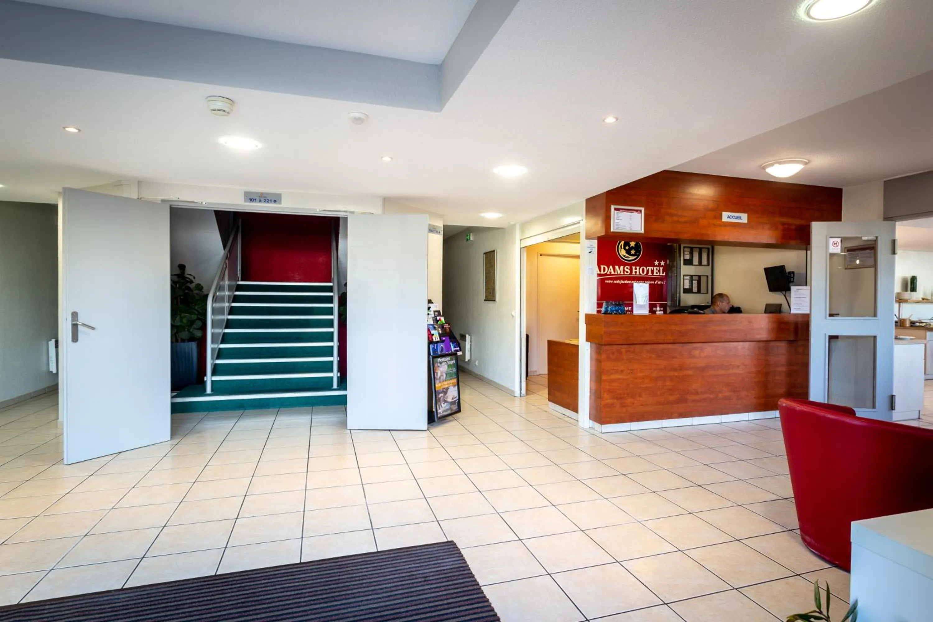 Lobby or reception in Adams Hotel