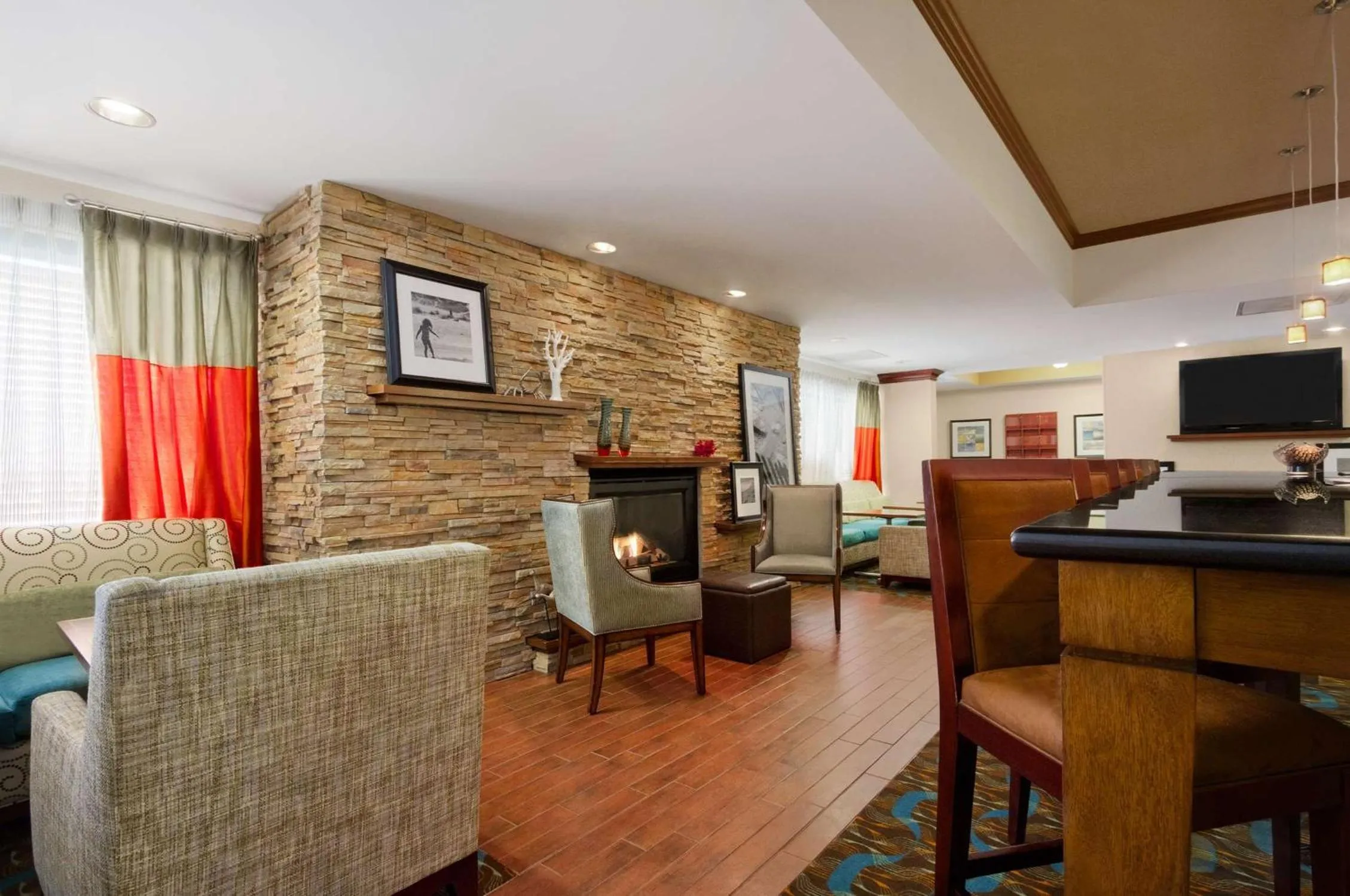Lobby or reception in Hampton Inn Lexington Park