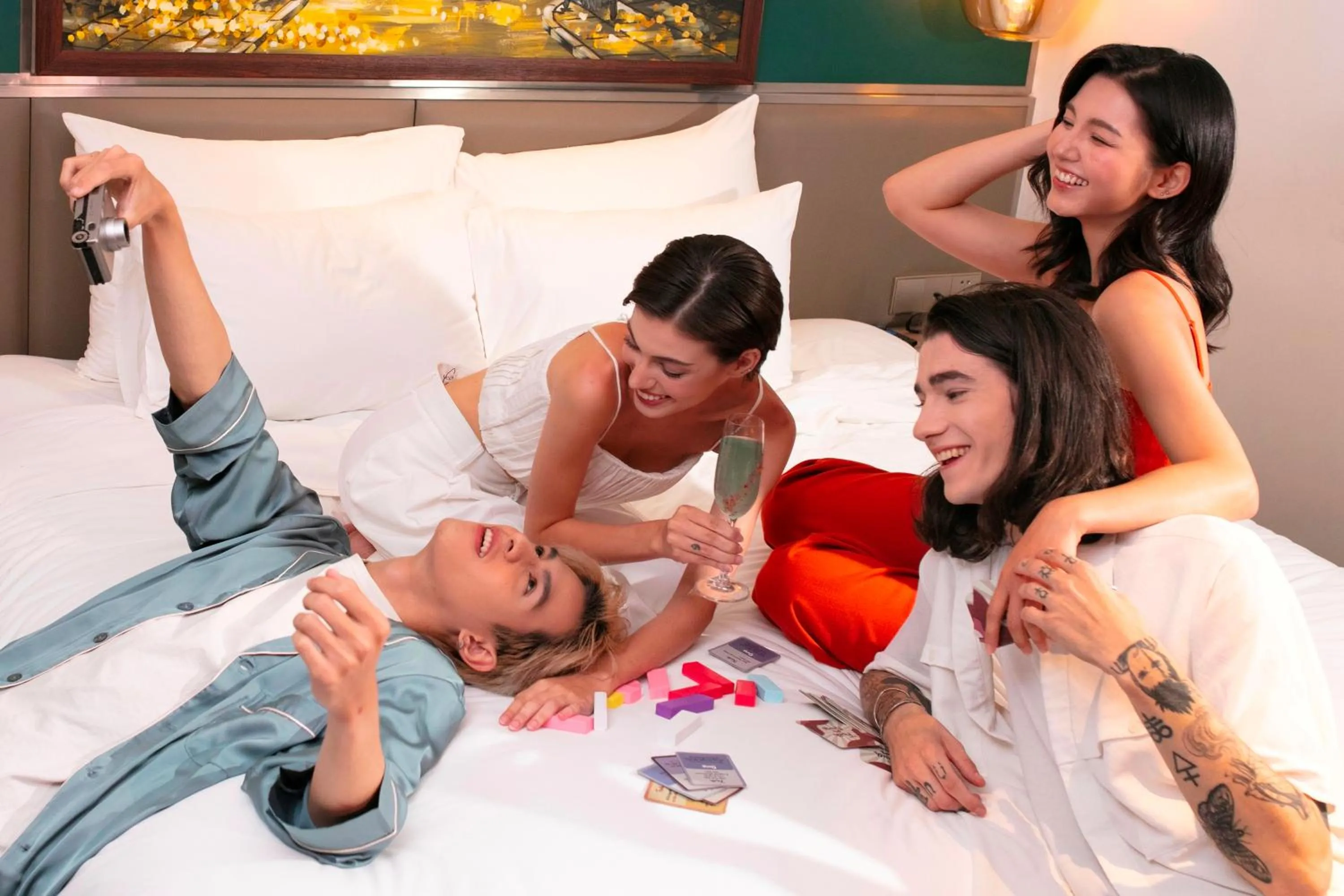 Bed in Aurora Premium - A Lifestyle Hotel