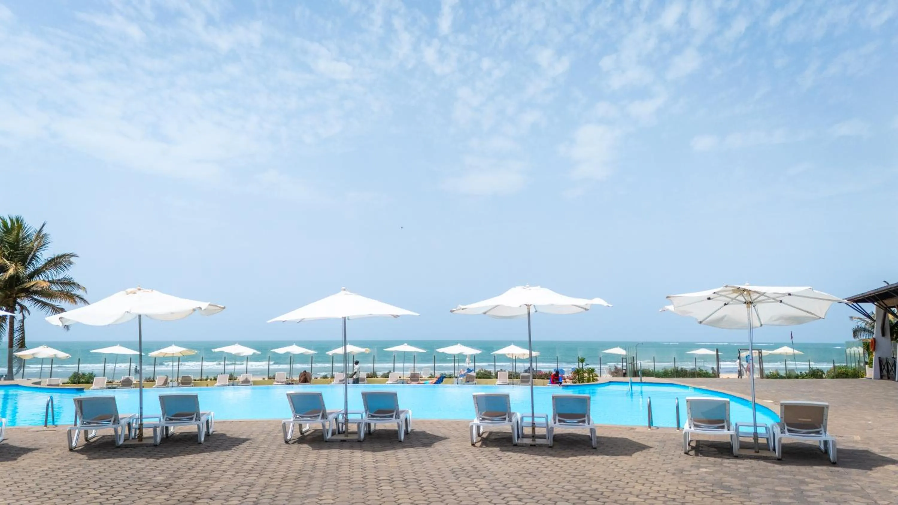 Pool view in African Princess Beach Hotel