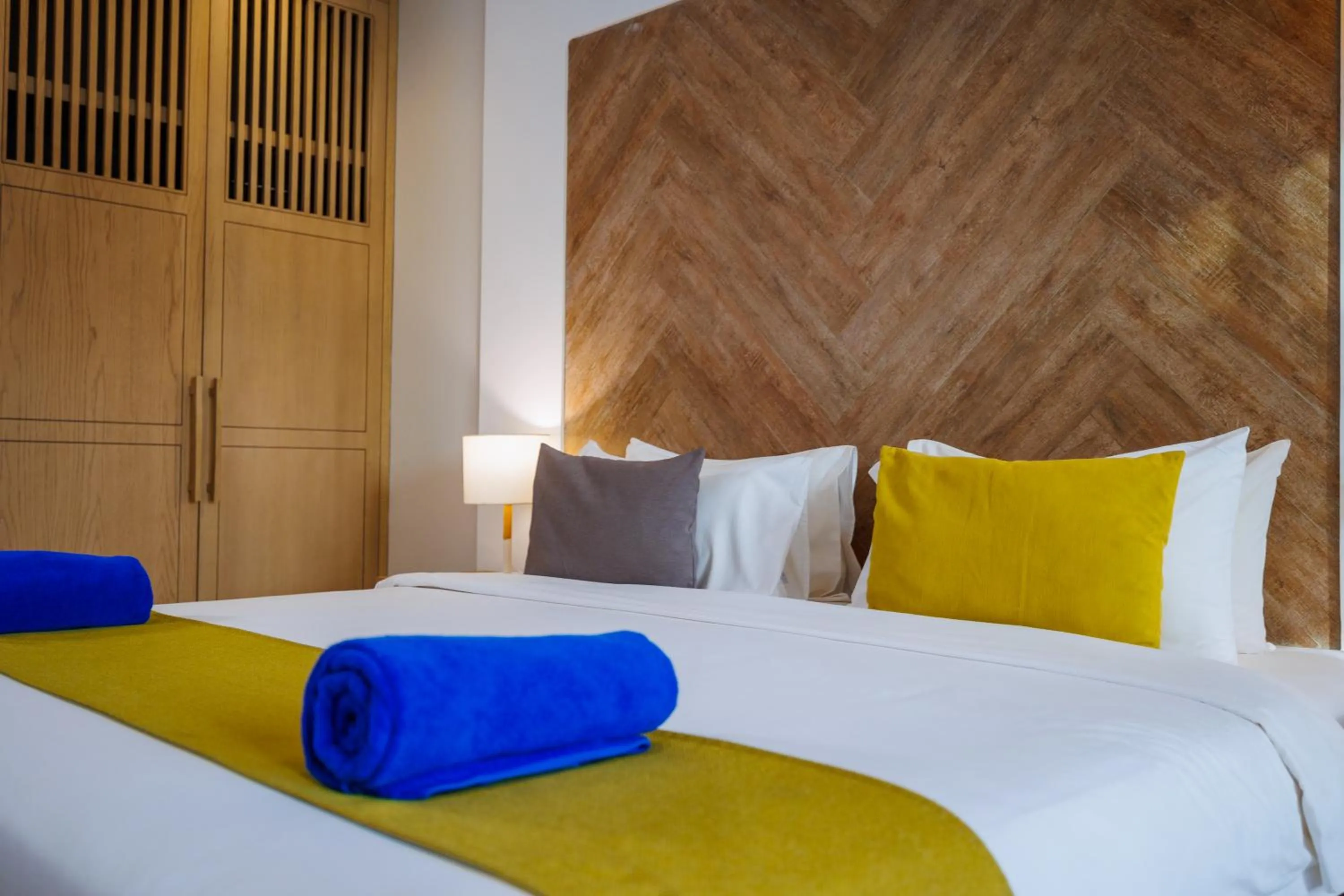 Bed in African Princess Beach Hotel