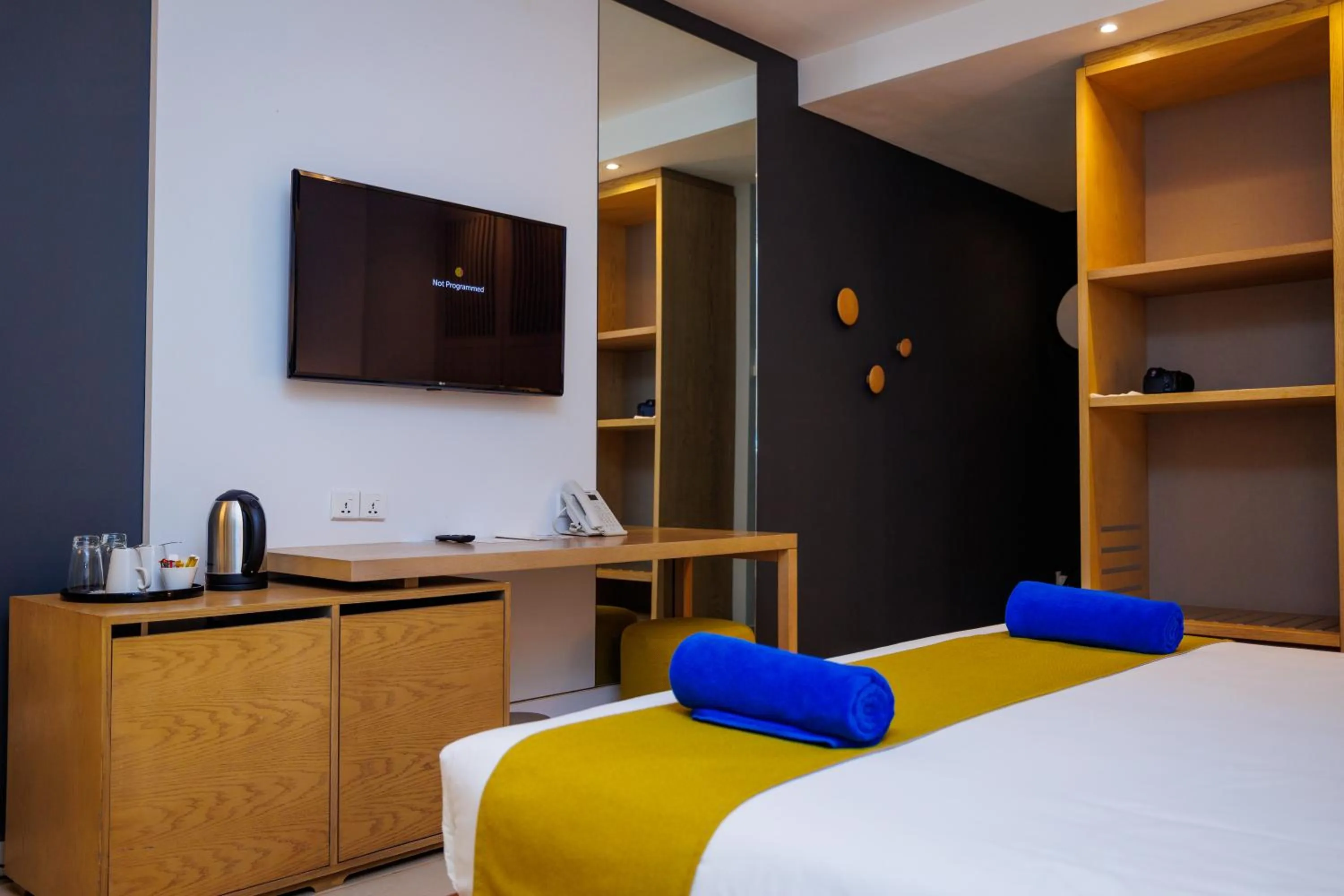 Bed in African Princess Beach Hotel