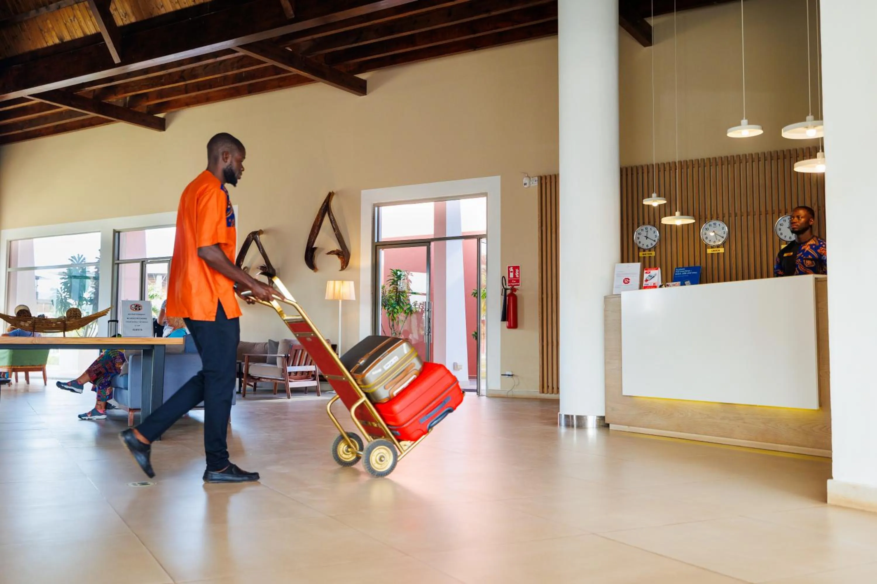 Lobby or reception in African Princess Beach Hotel