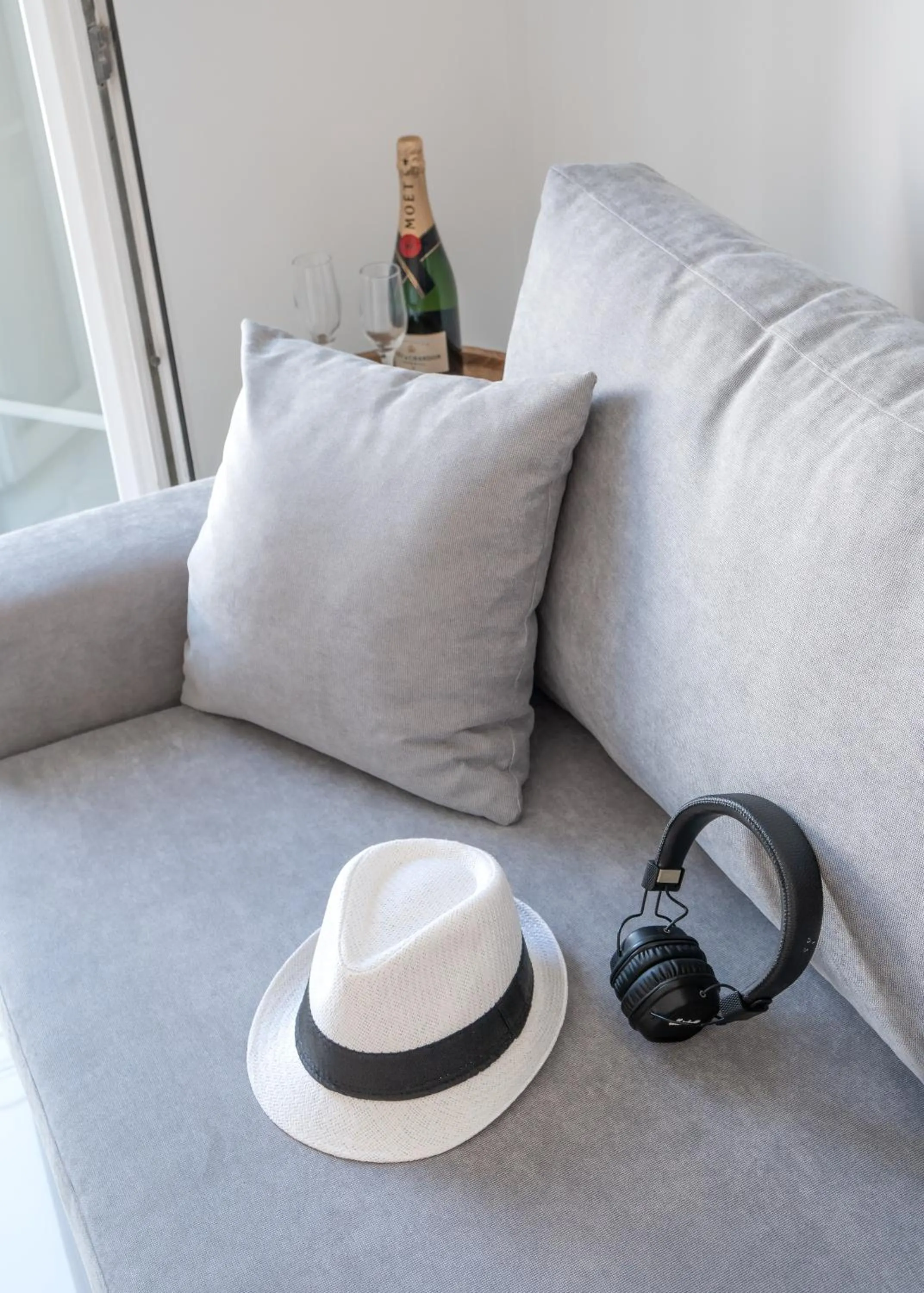 Seating area in Central Suites Mykonos