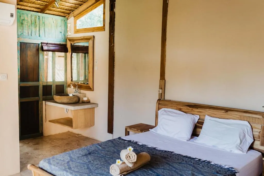 Bedroom, Bed in Kalyssa Beach Bungalows