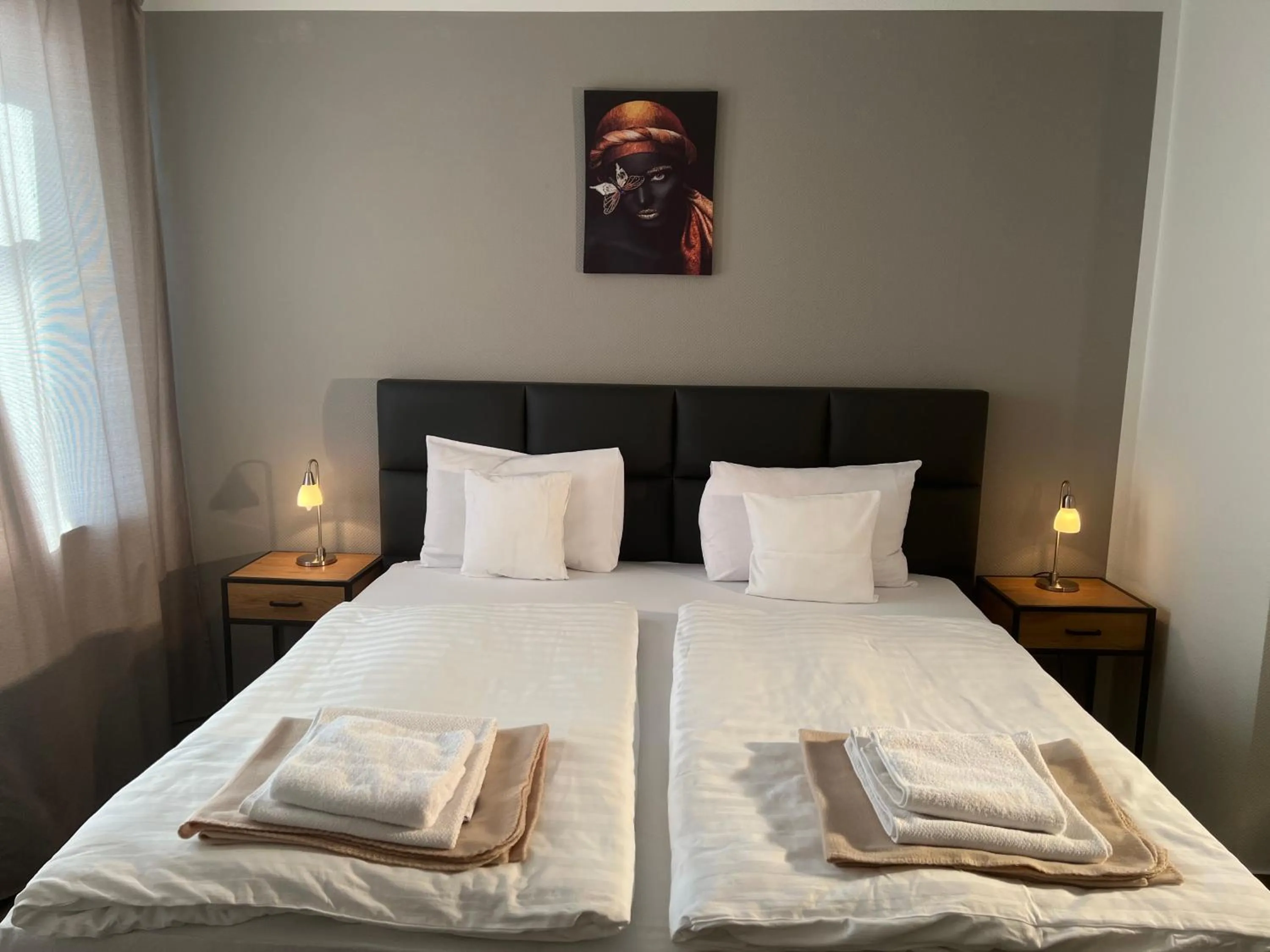 Bed in Hotel Restaurant Zum Landmann