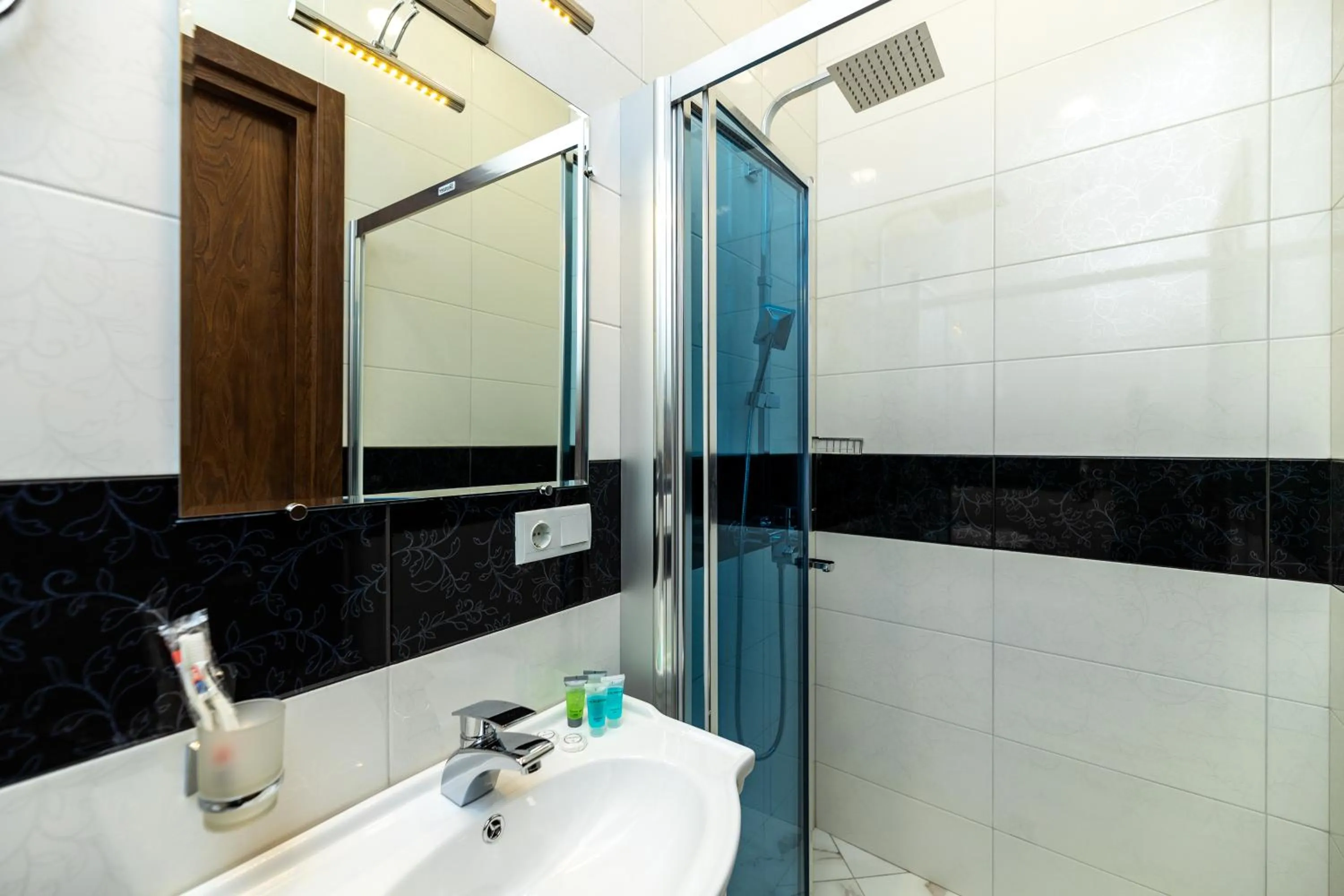 Shower in Ornament Hotel