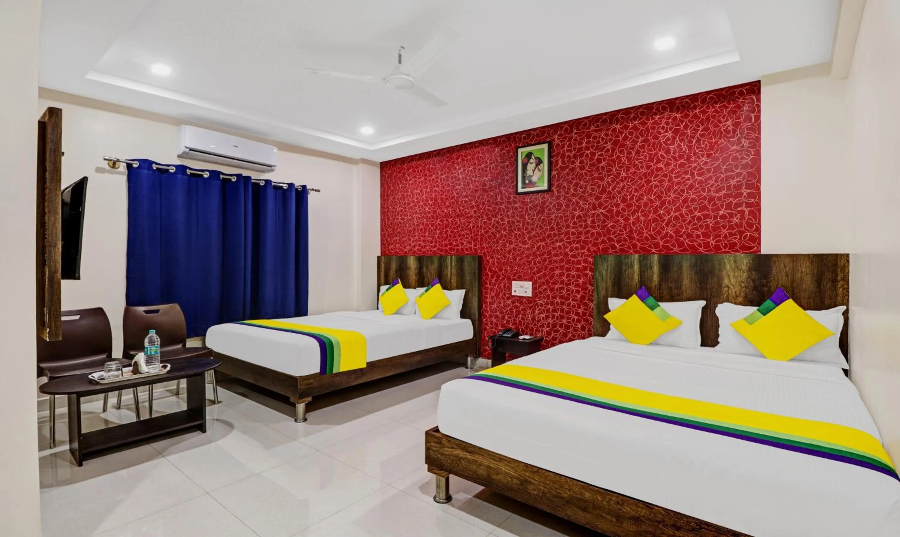 Bedroom in Itsy Hotels Harsha Comforts,600 Mts From Coffee Museum