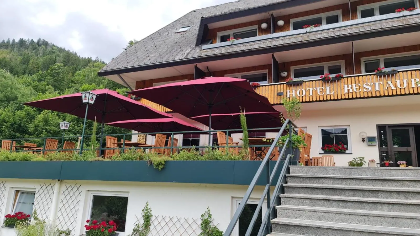 Balcony/Terrace in Hotel Großbach