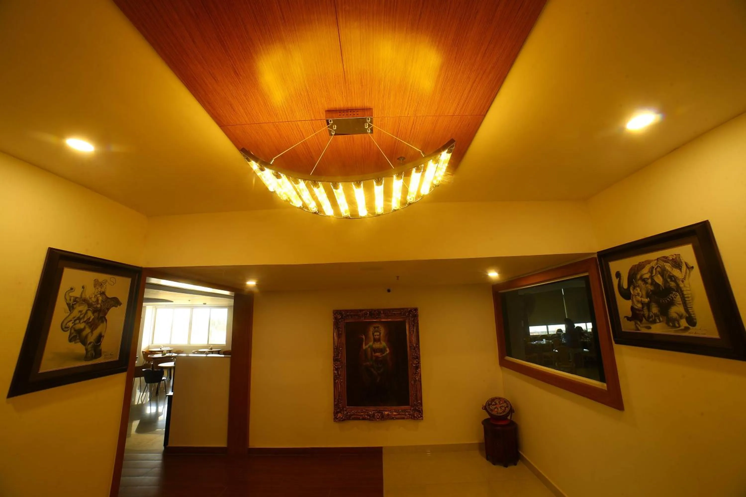 Seating area in Bay View Hotel Vizag