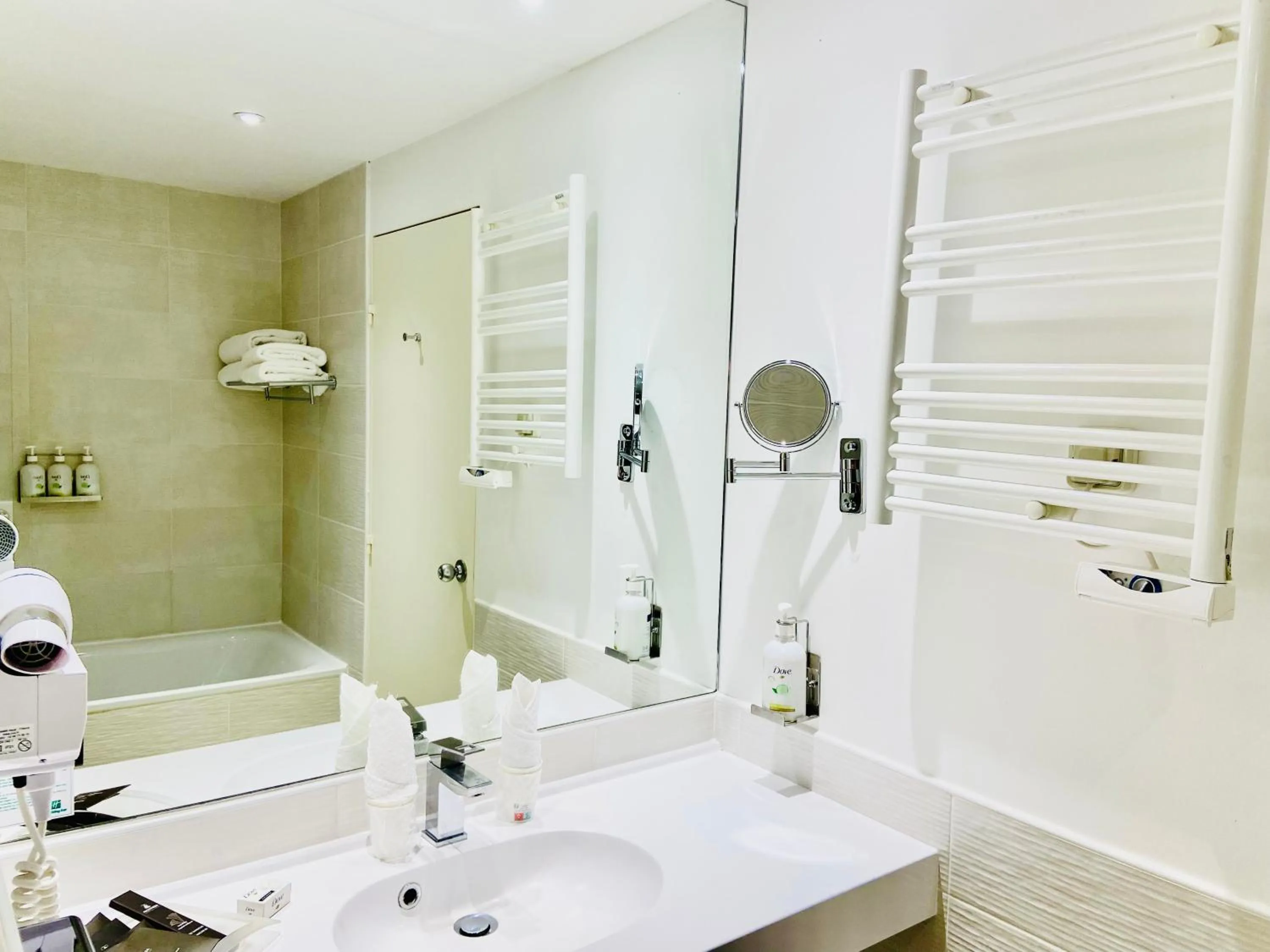 Bathroom in Holiday Inn Calais Coquelles by IHG