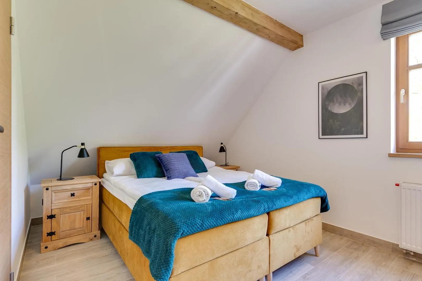 Bed in Biała Owieczka B&B Szczyrk