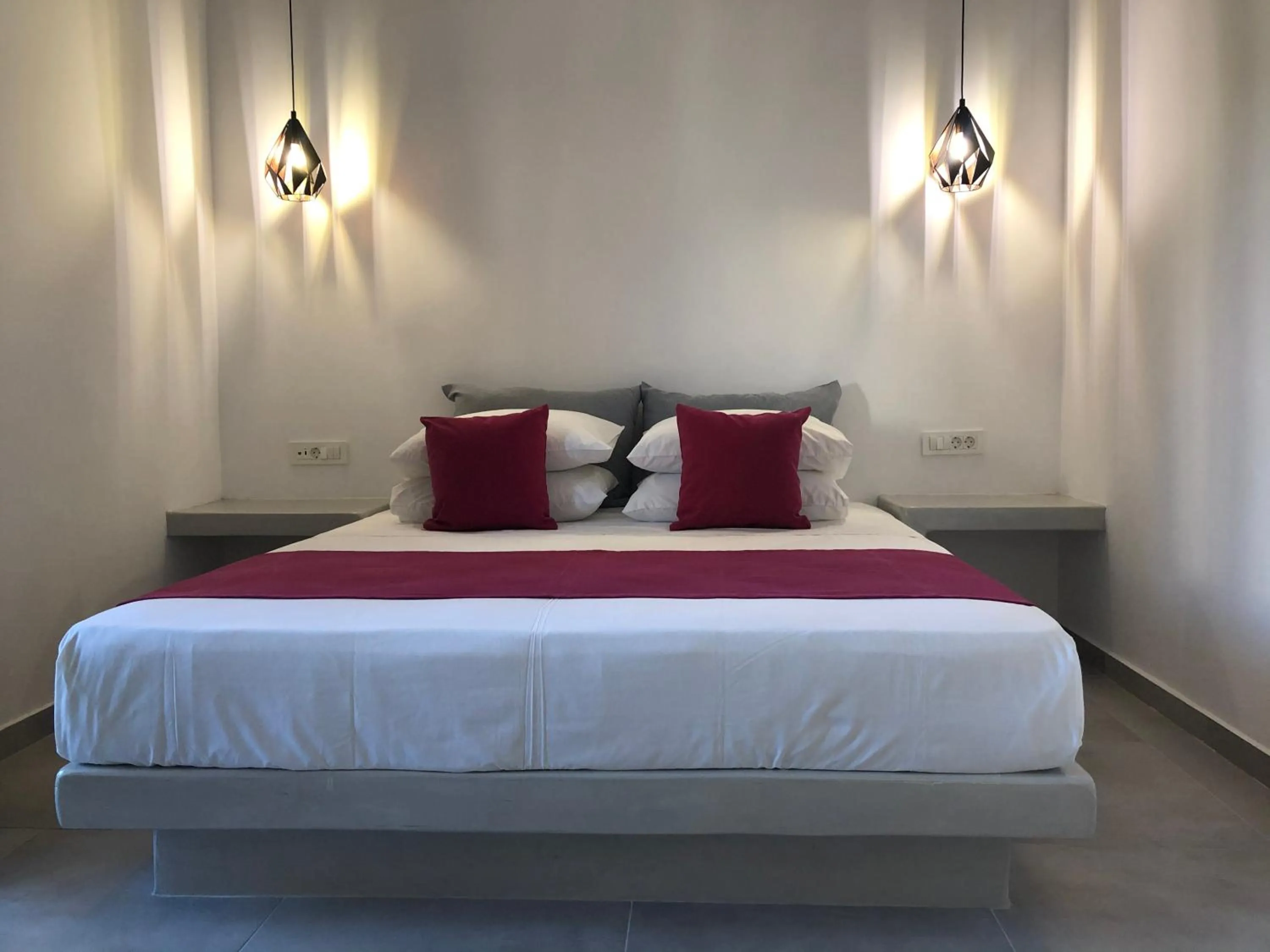 Bed in Dragonfly Villas