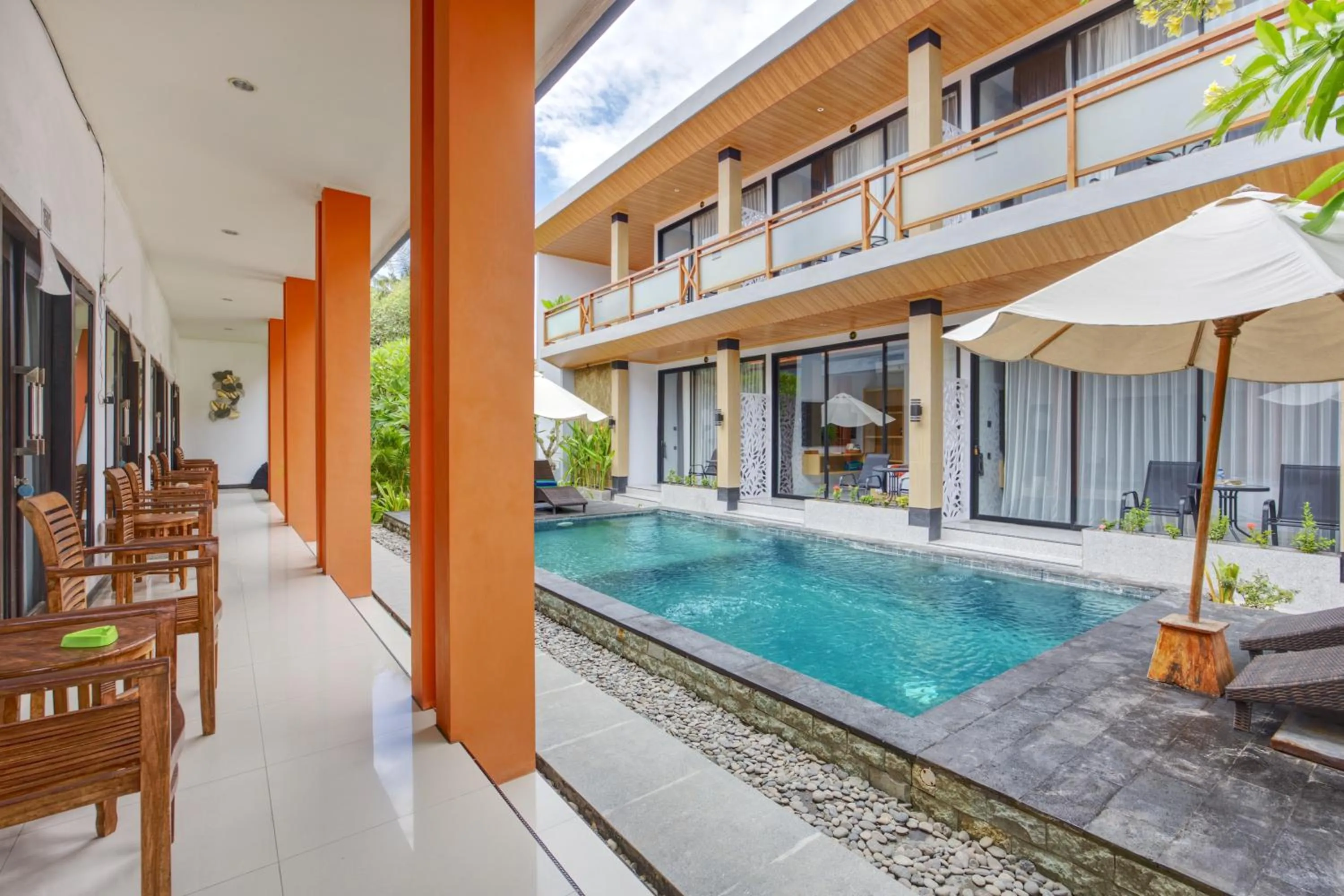 Patio in JnJ Guest House