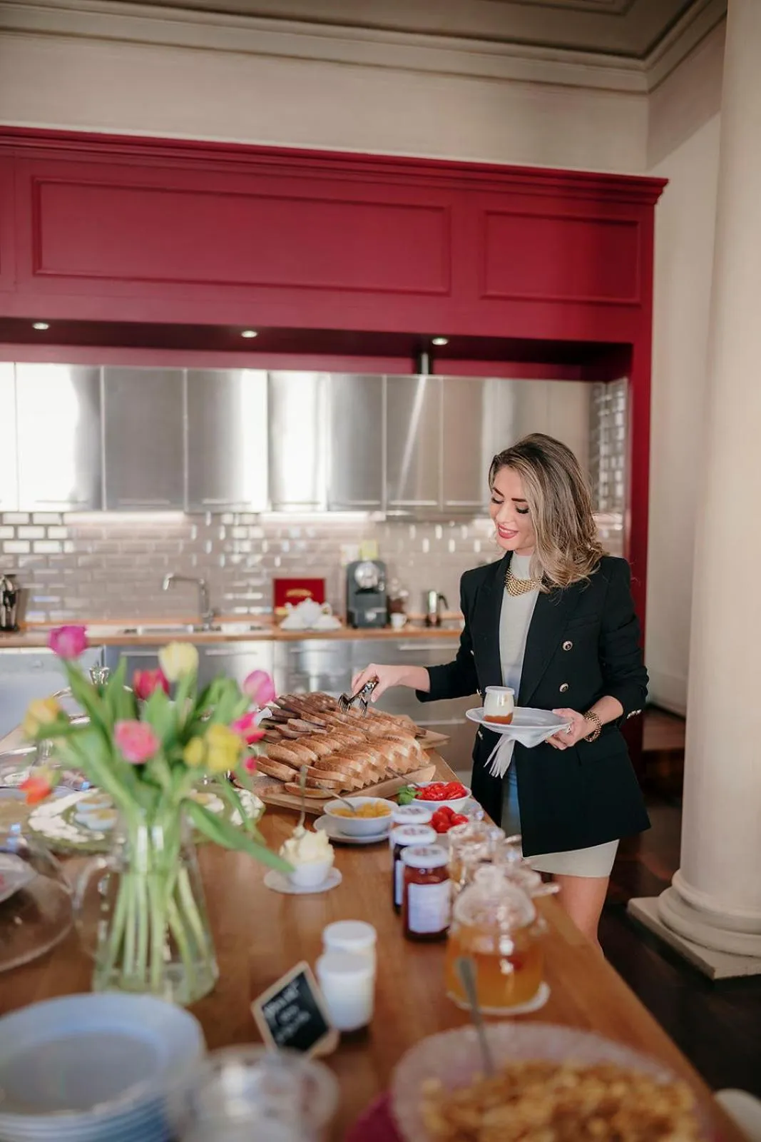 Buffet breakfast in Peruzzi Urban Residences