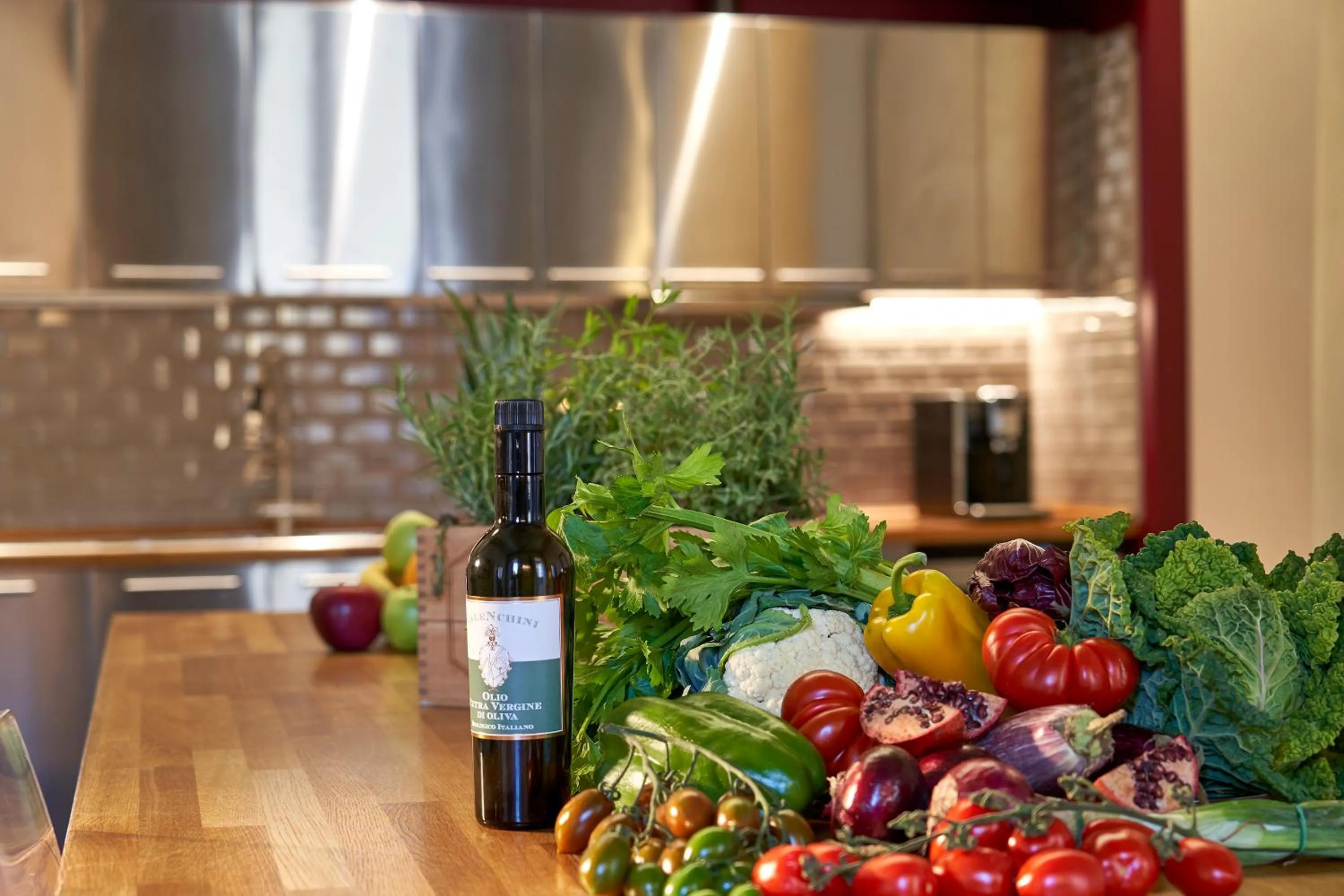 Communal kitchen in Peruzzi Urban Residences