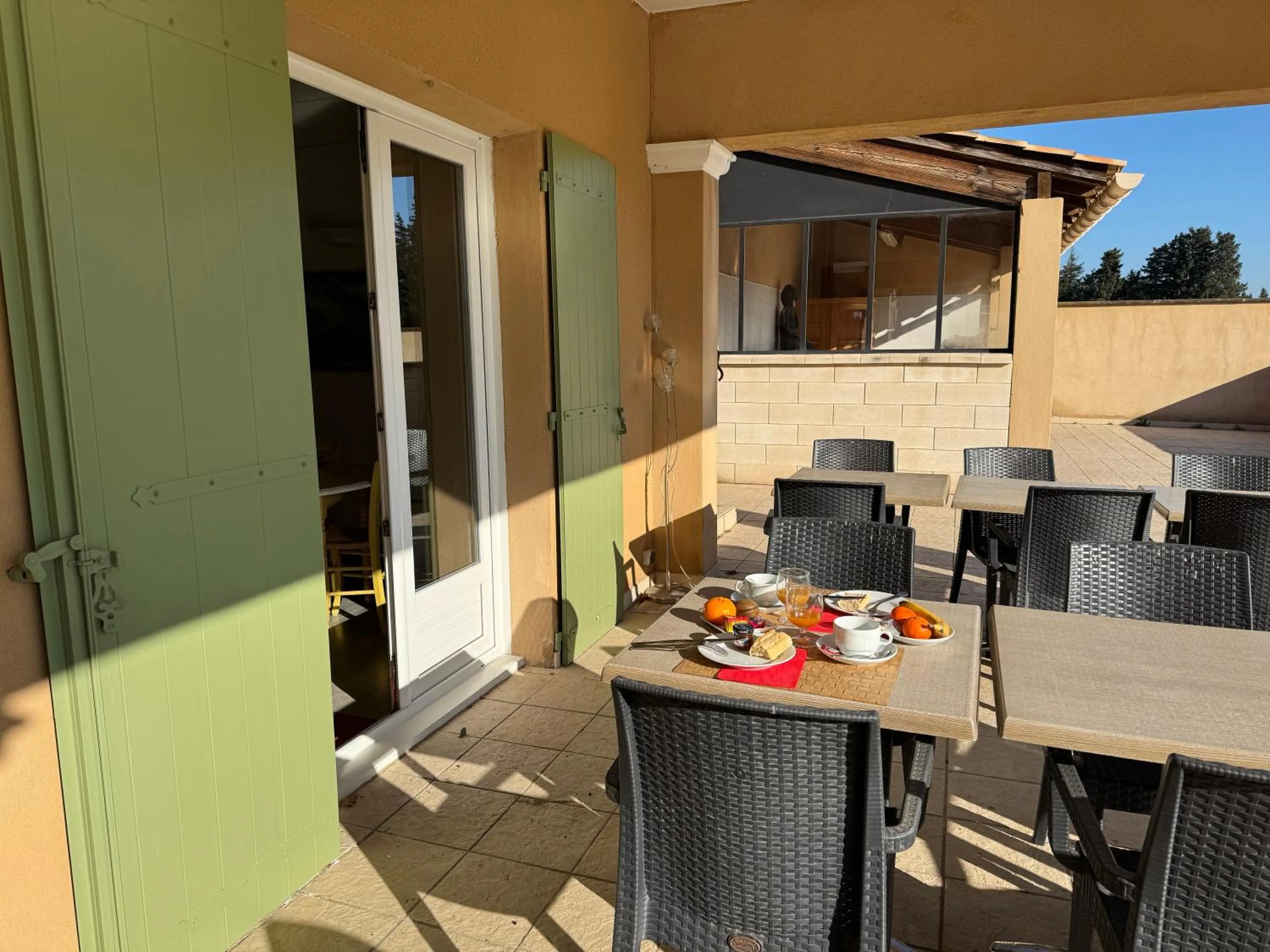 Breakfast in Hotel Terriciaë aux portes de Maussane les Alpilles