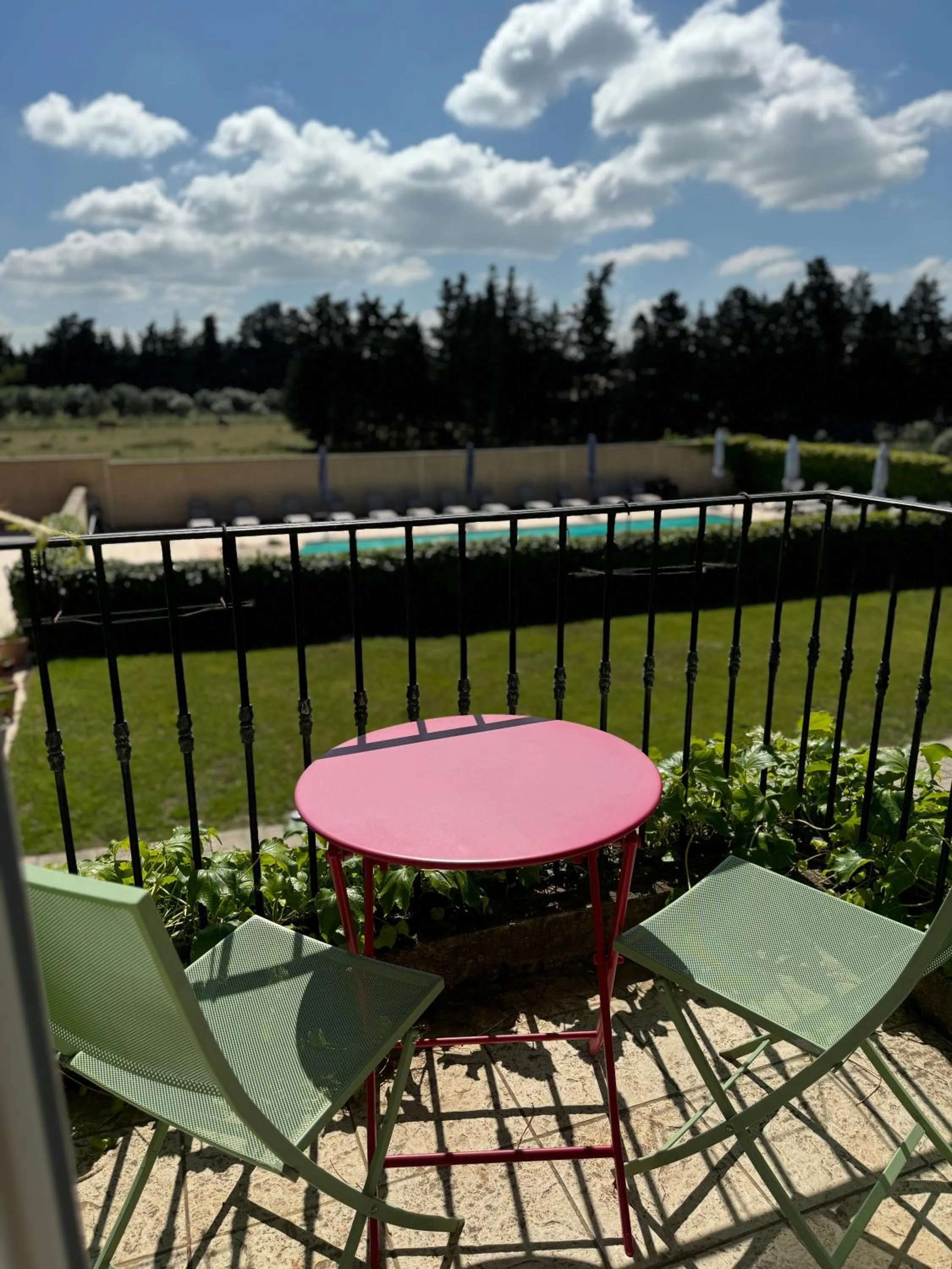 Balcony/Terrace in Hotel Terriciaë aux portes de Maussane les Alpilles