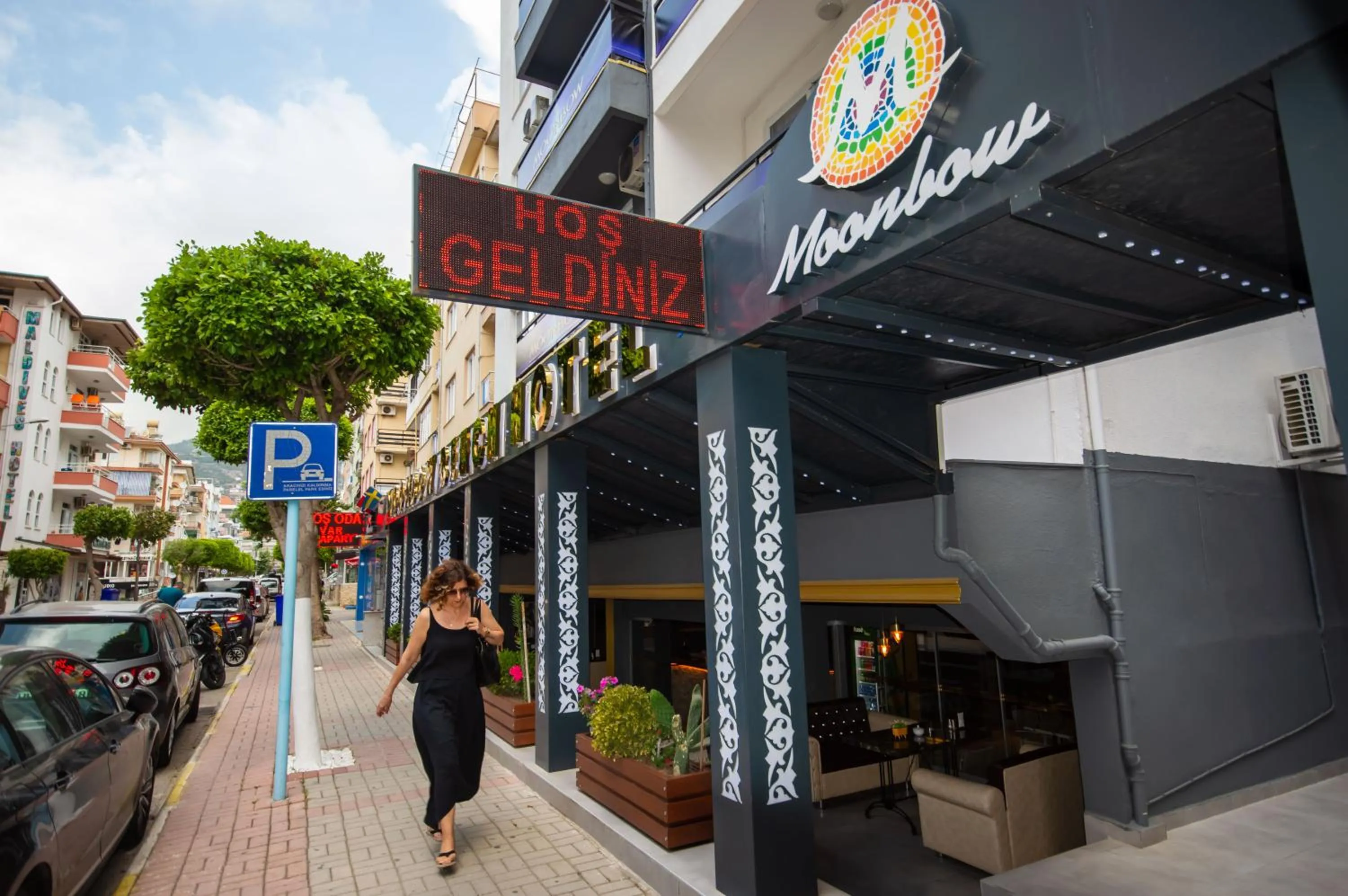 Property logo or sign in MOONBOW BEACH HOTEL