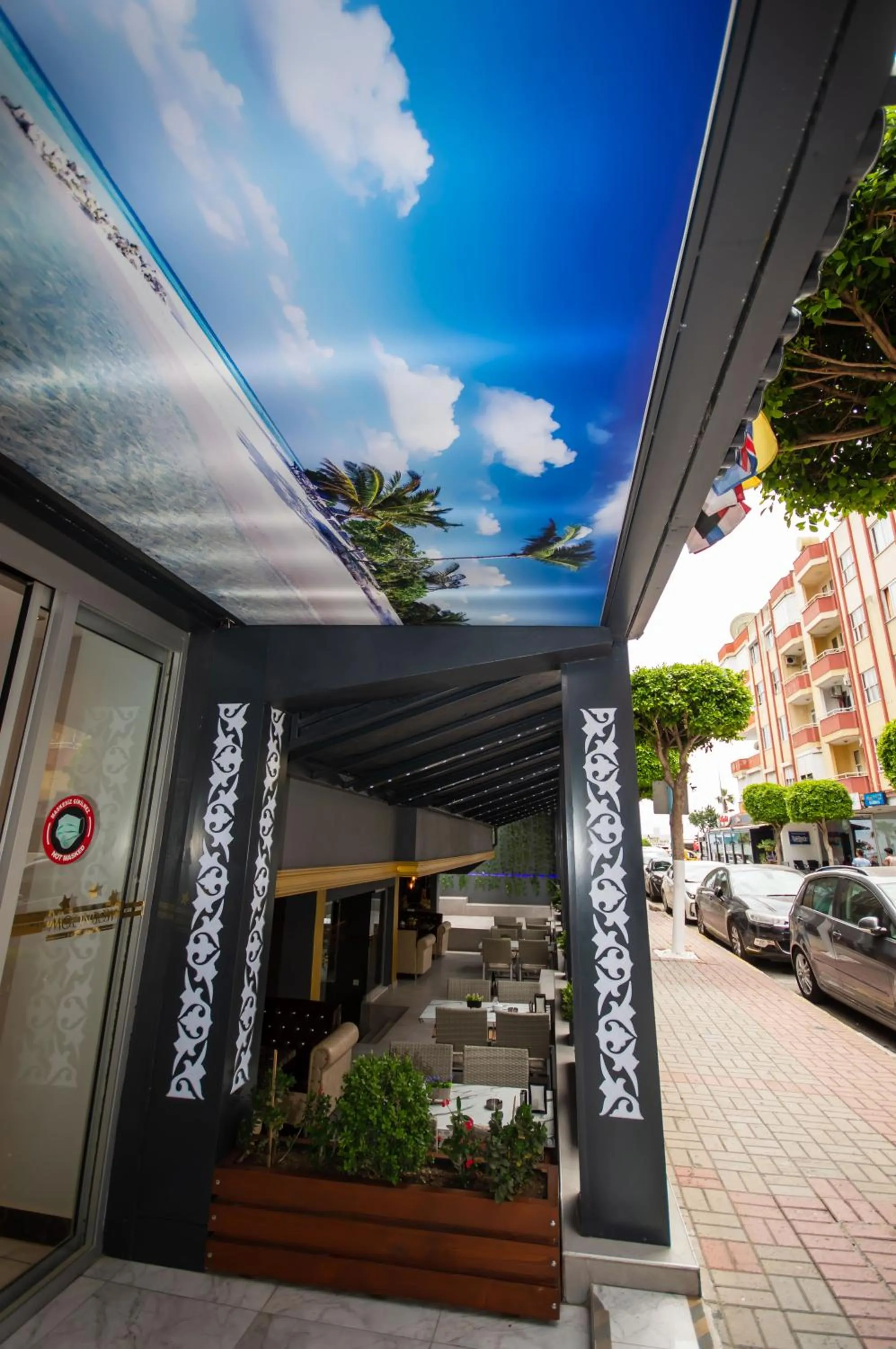 Facade/entrance in MOONBOW BEACH HOTEL