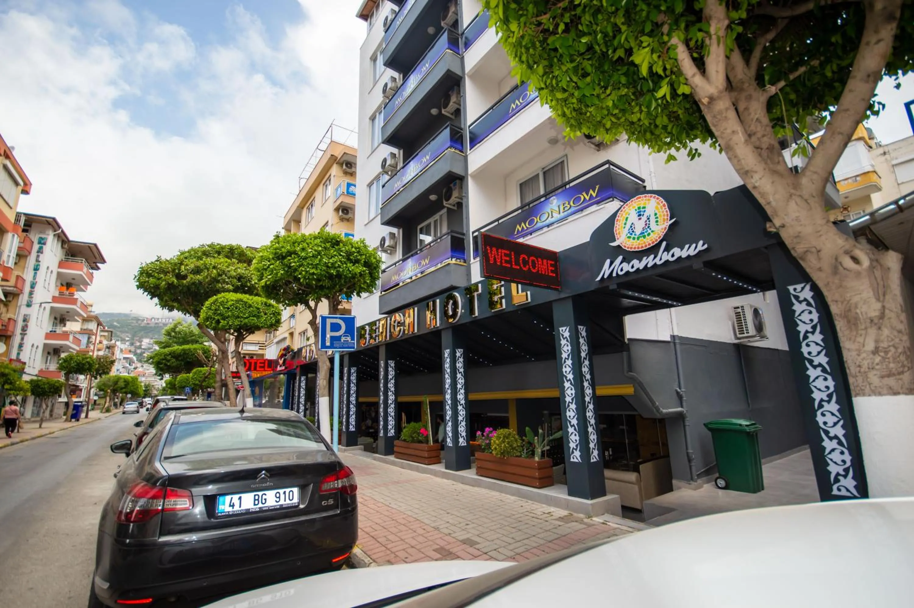 Facade/entrance in MOONBOW BEACH HOTEL