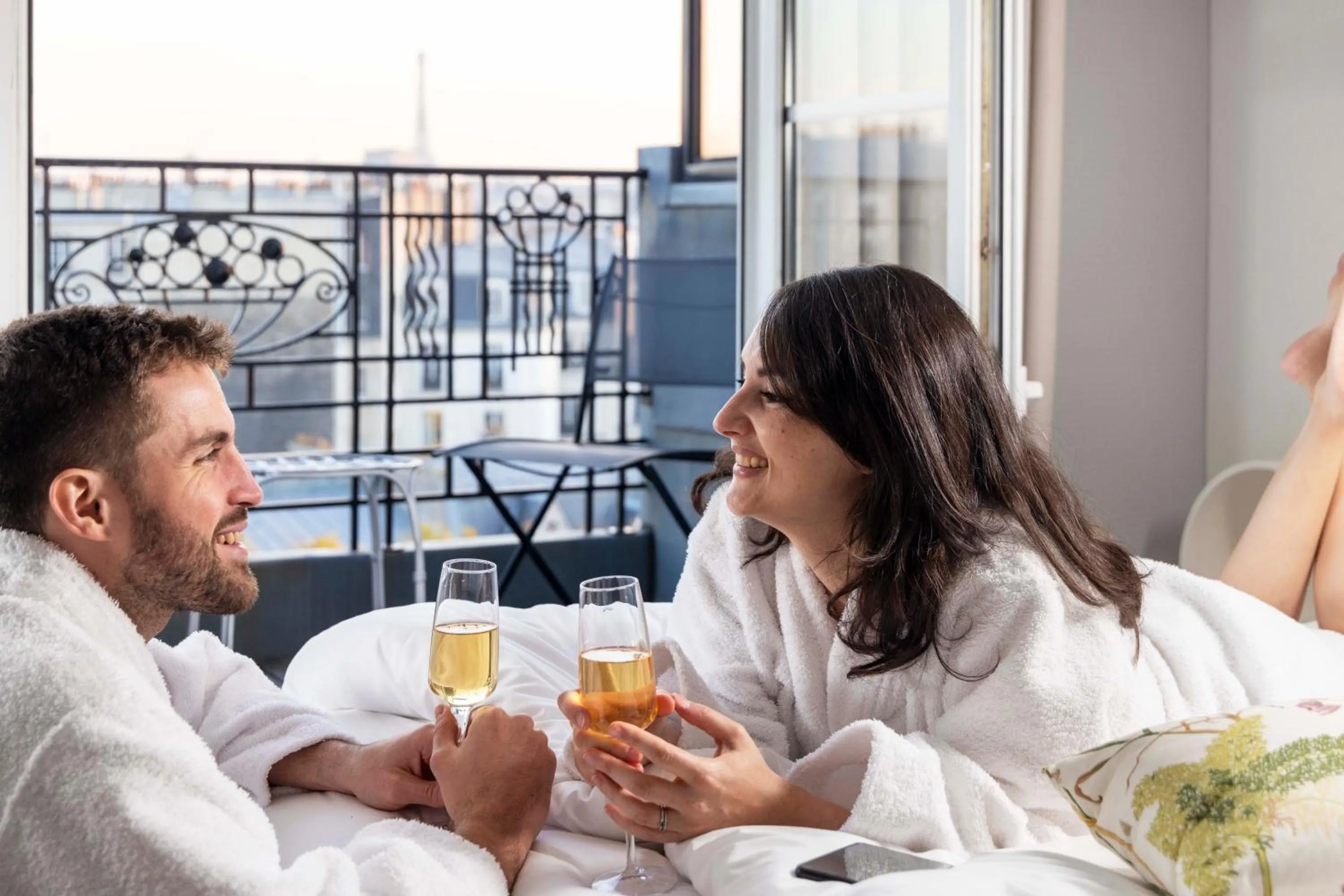 Balcony/Terrace in Hôtel de Banville