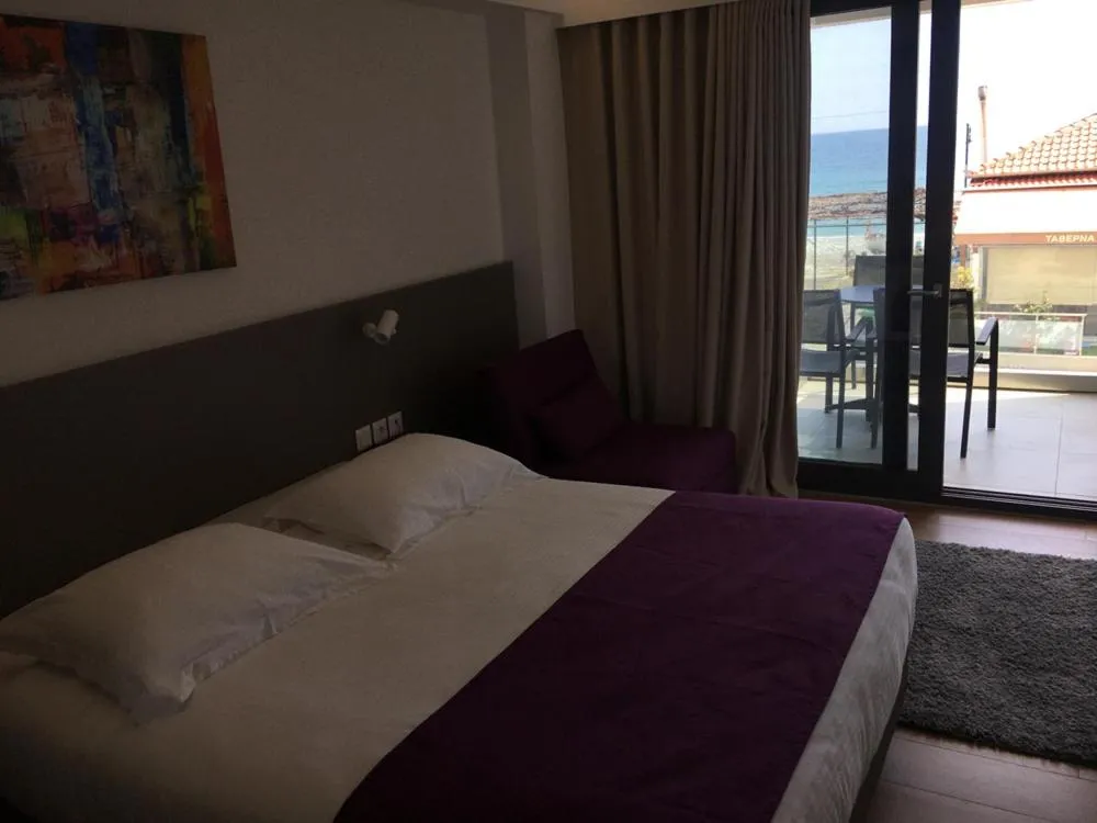 Sea view, Bed in Olympos Suites Apartments