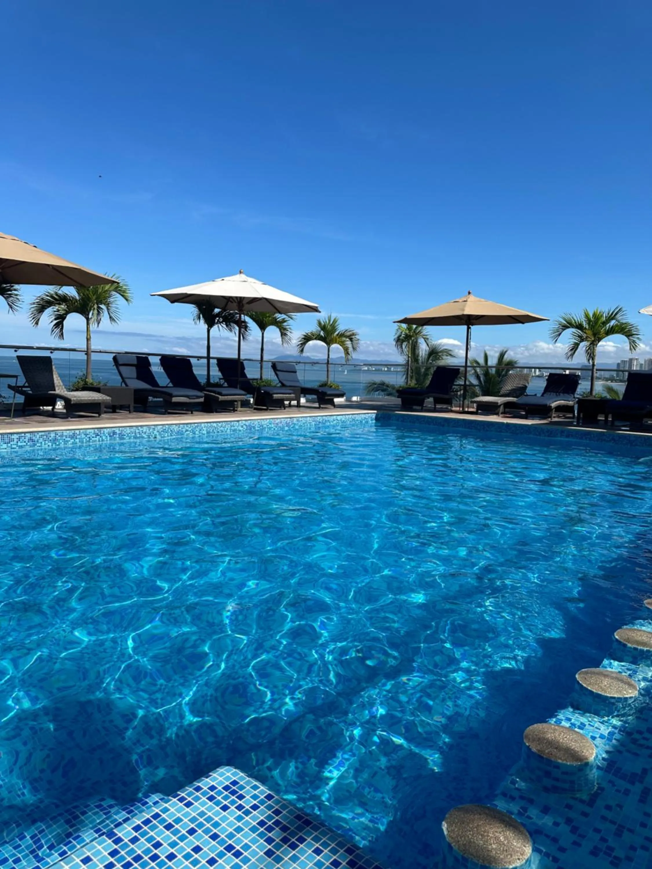 Swimming pool in The Paramar Beachfront Boutique Hotel With Breakfast Included - Downtown Malecon