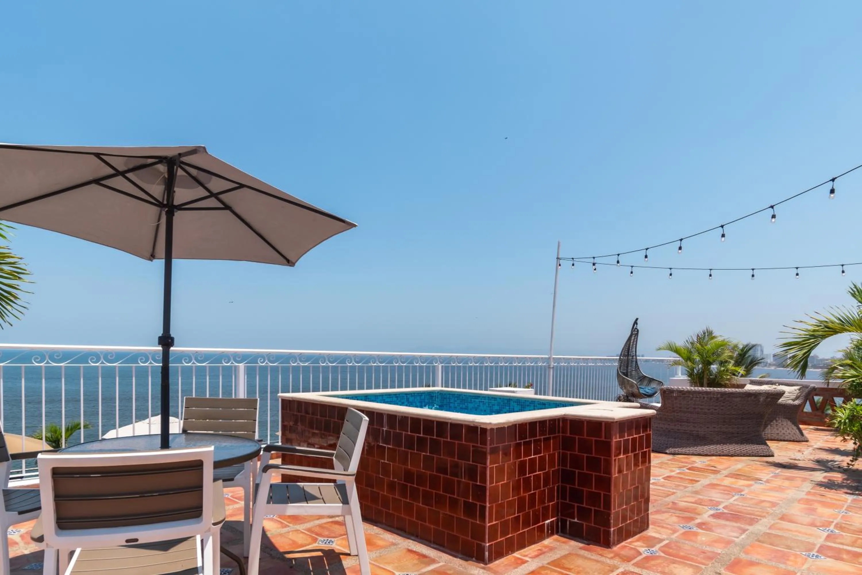 Balcony/Terrace in The Paramar Beachfront Boutique Hotel With Breakfast Included - Downtown Malecon