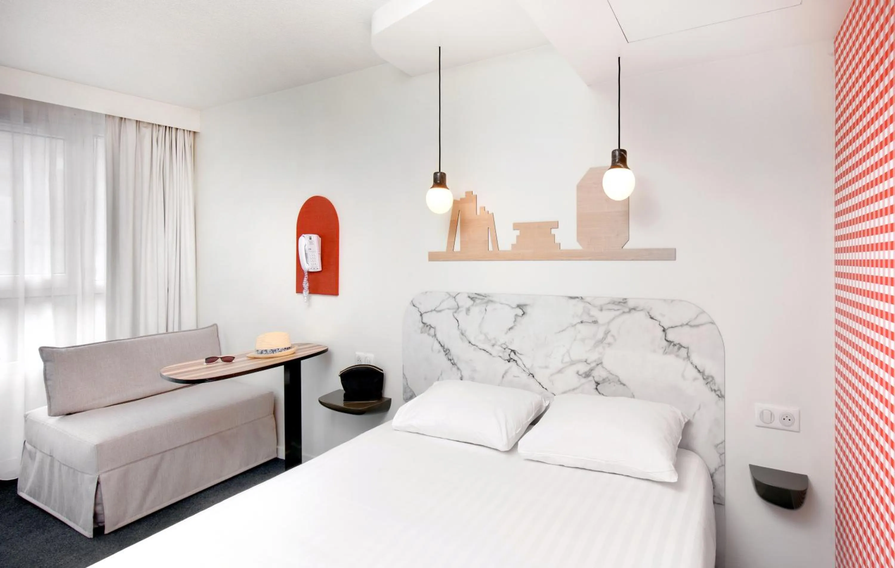 Bed in Hôtel ibis Styles Vichy Centre