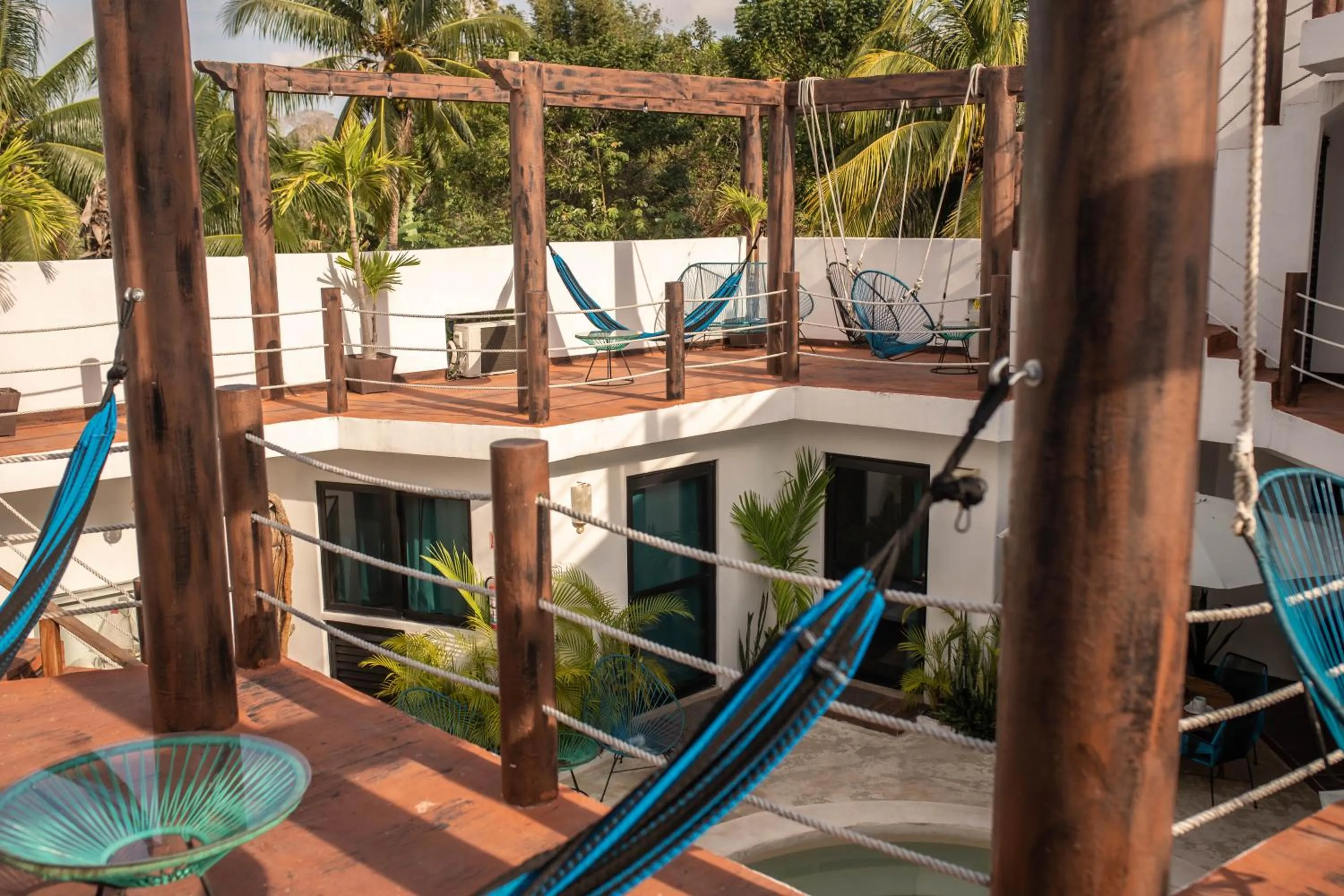 Property building in Ade Hotel Bacalar