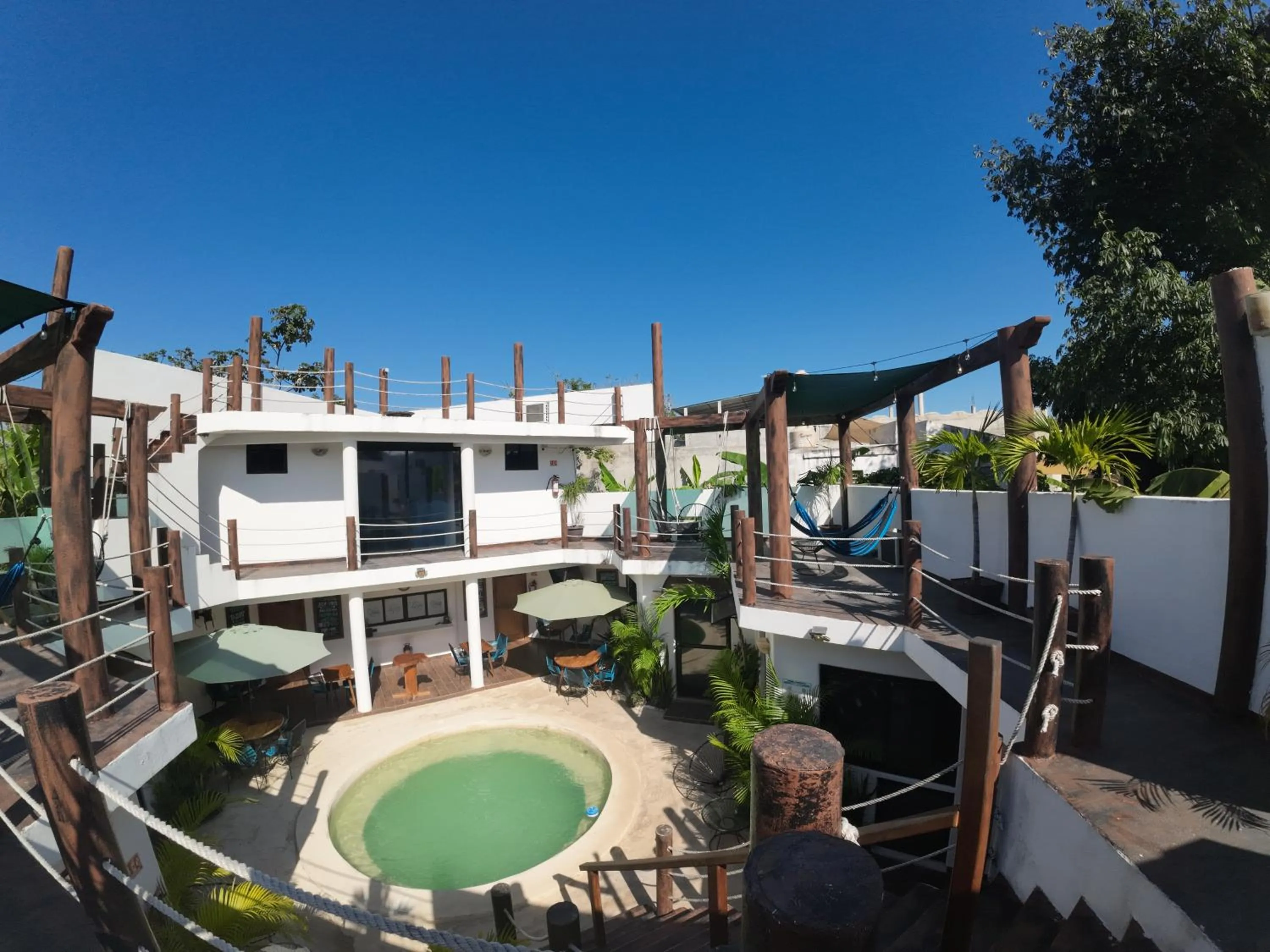 Balcony/Terrace in Ade Hotel Bacalar