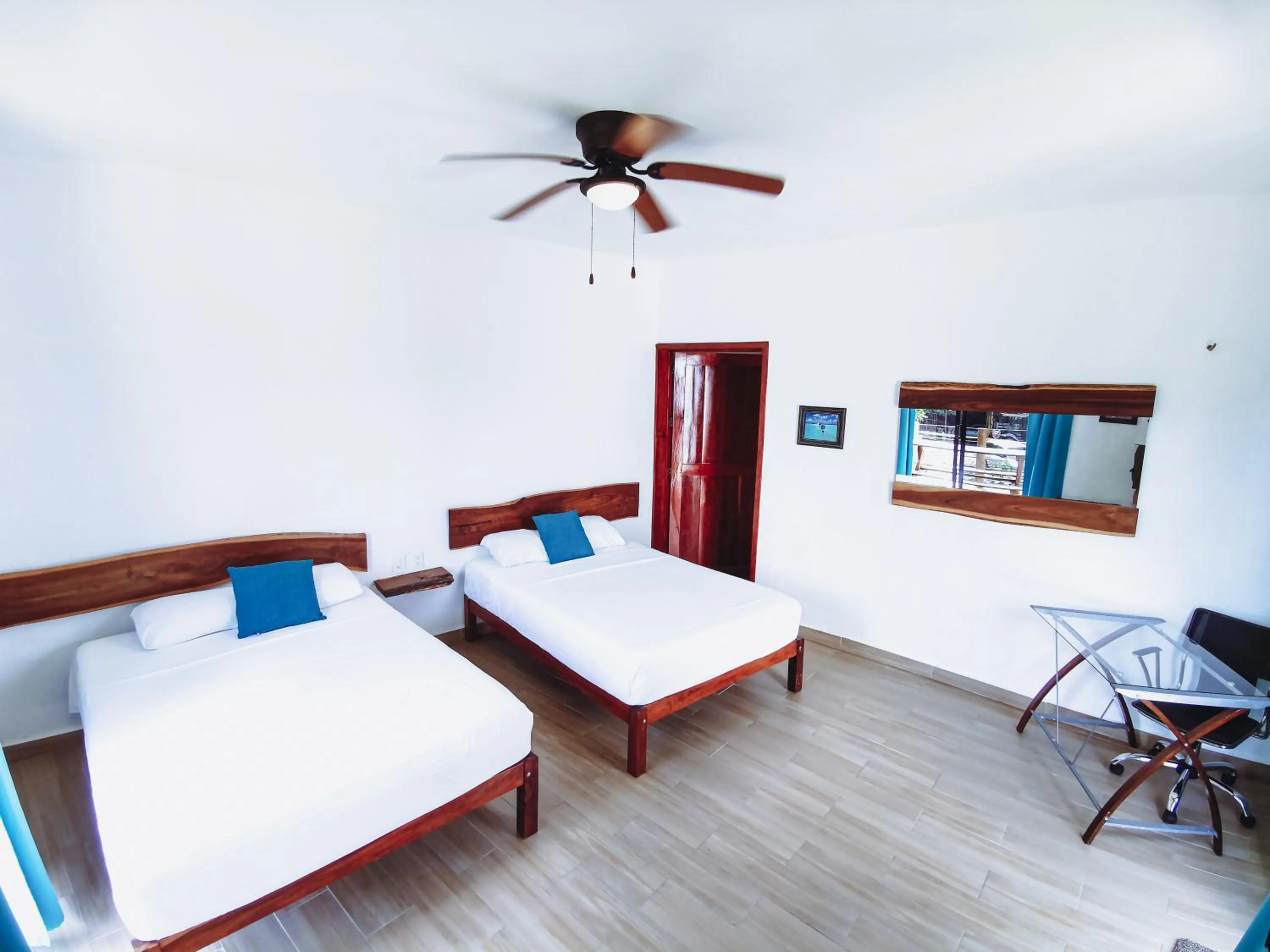 Bed in Ade Hotel Bacalar