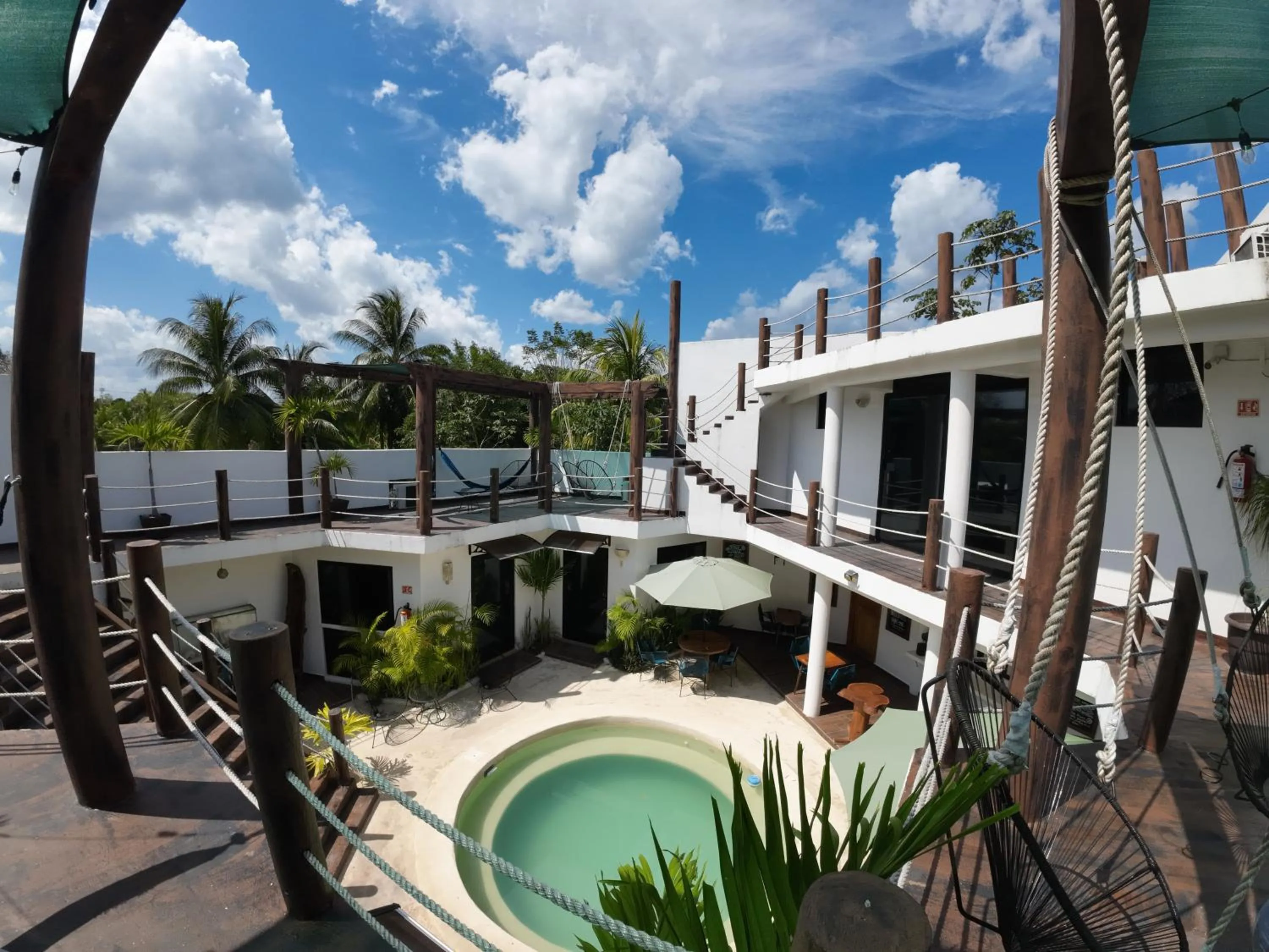 Balcony/Terrace in Ade Hotel Bacalar