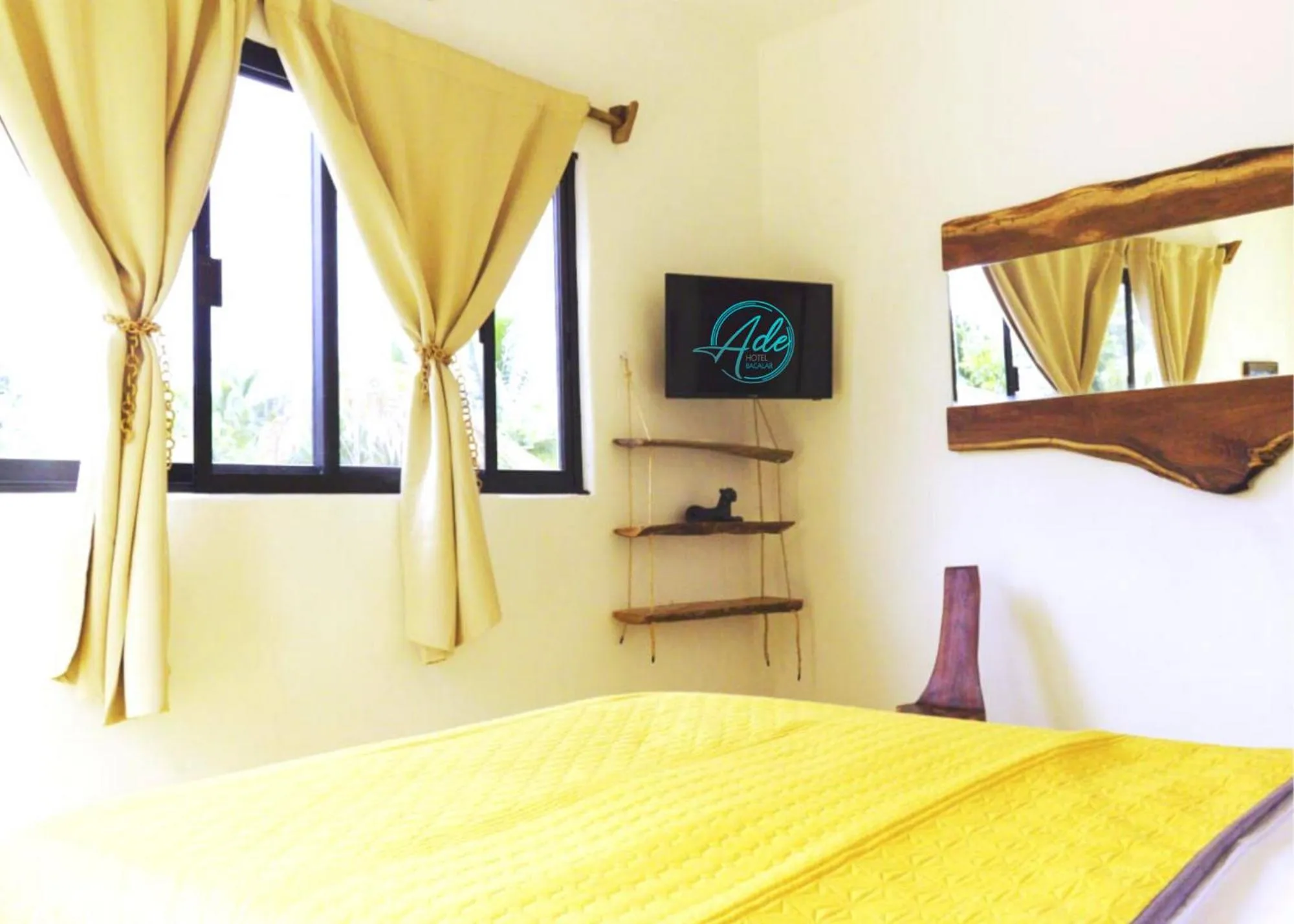 Bed in Ade Hotel Bacalar