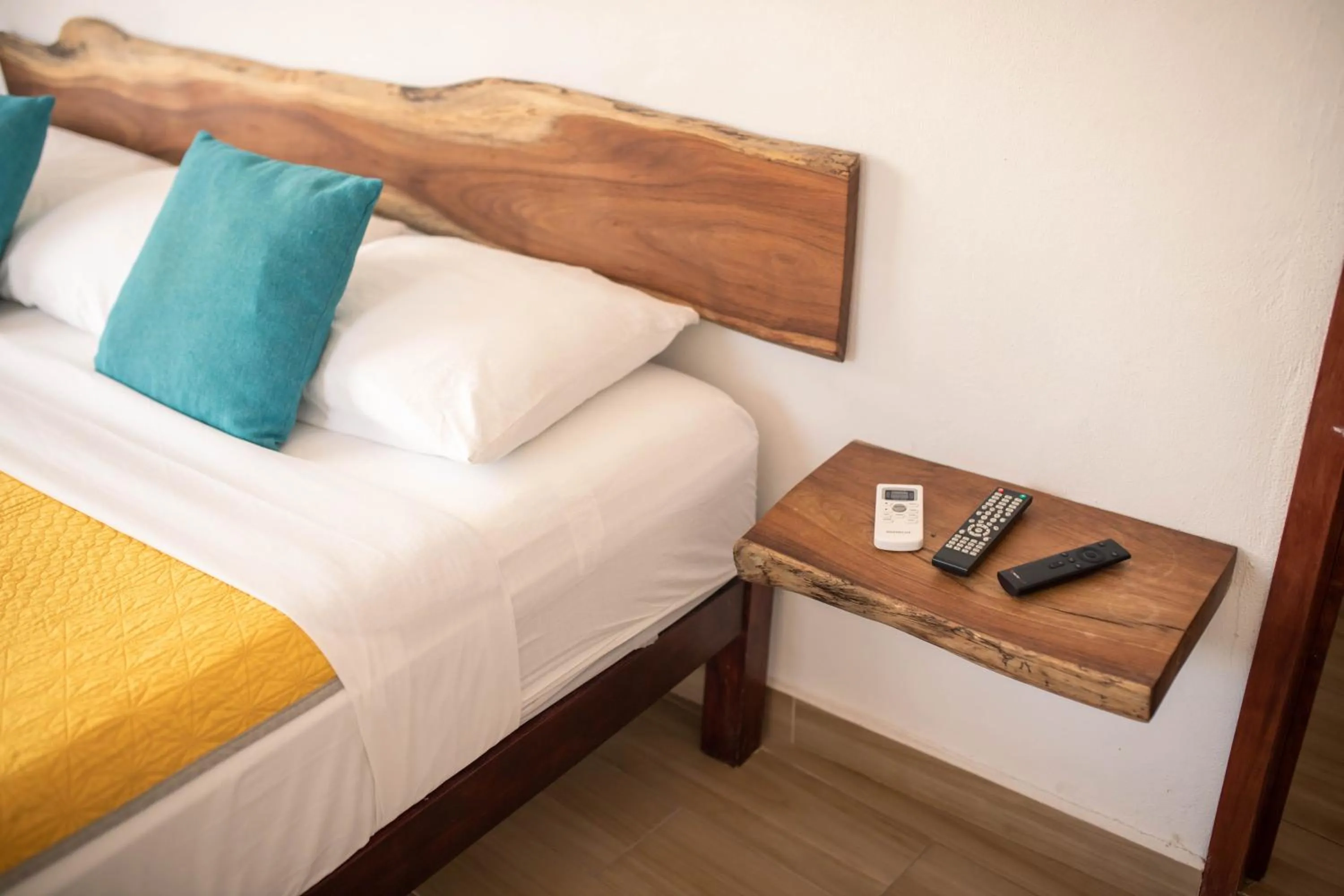 Bed in Ade Hotel Bacalar